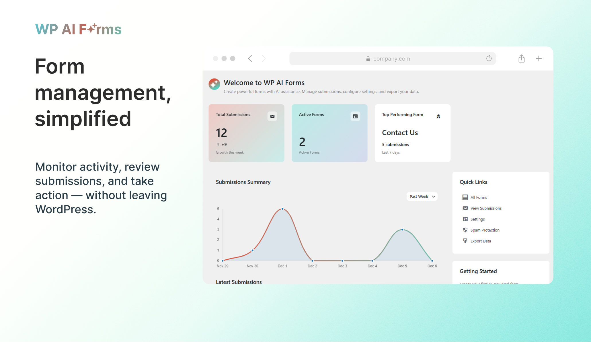 WP AI Forms screenshot 3