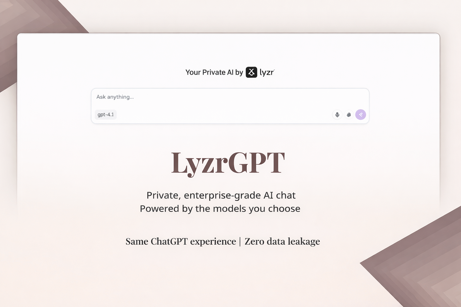 LyzrGPT screenshot 1