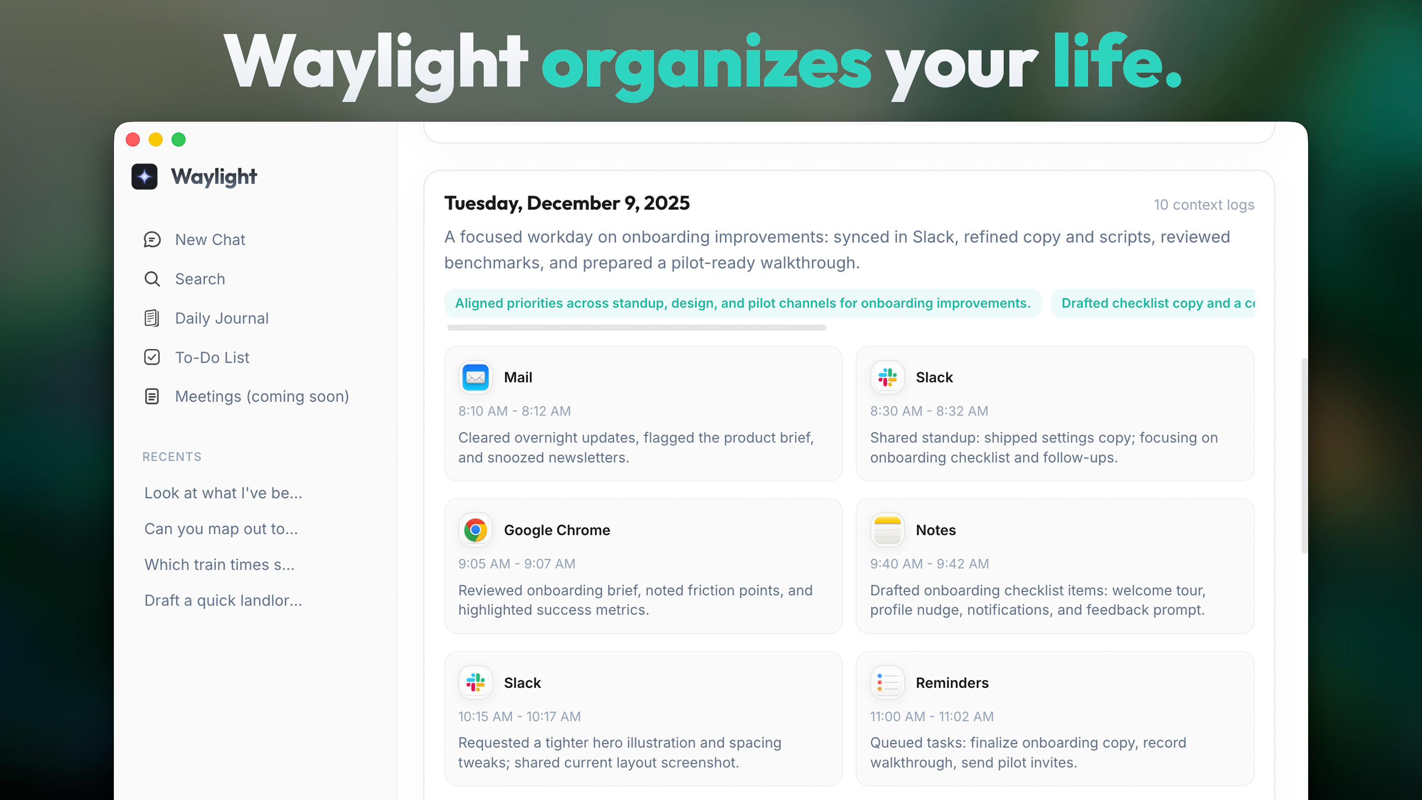 Waylight for macOS screenshot 2