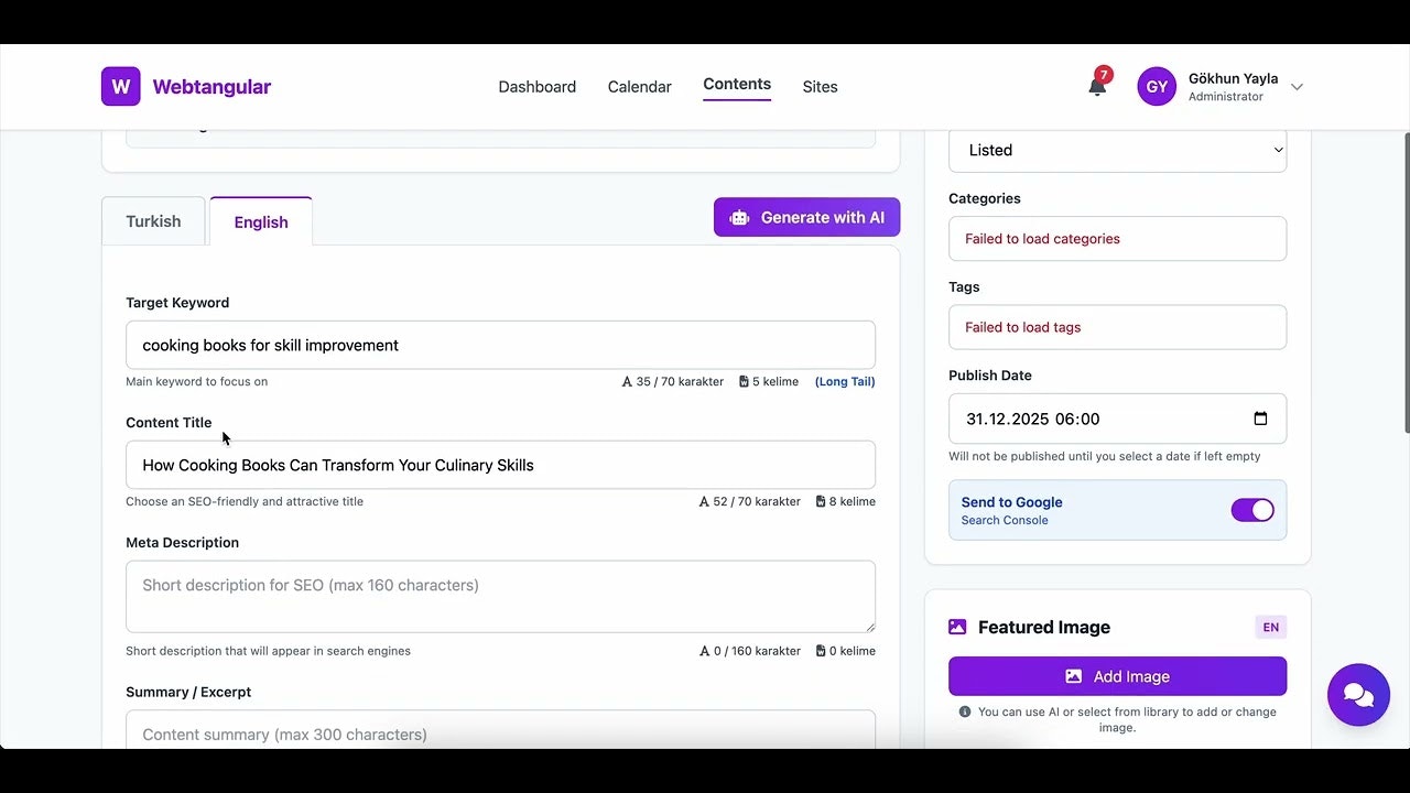 Webtangular screenshot 1