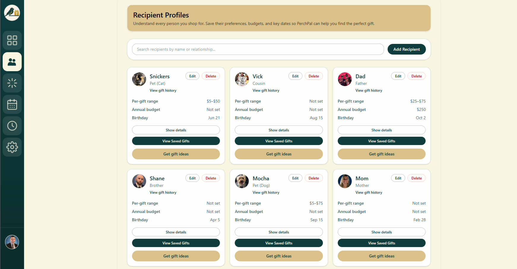 GiftPerch screenshot 2