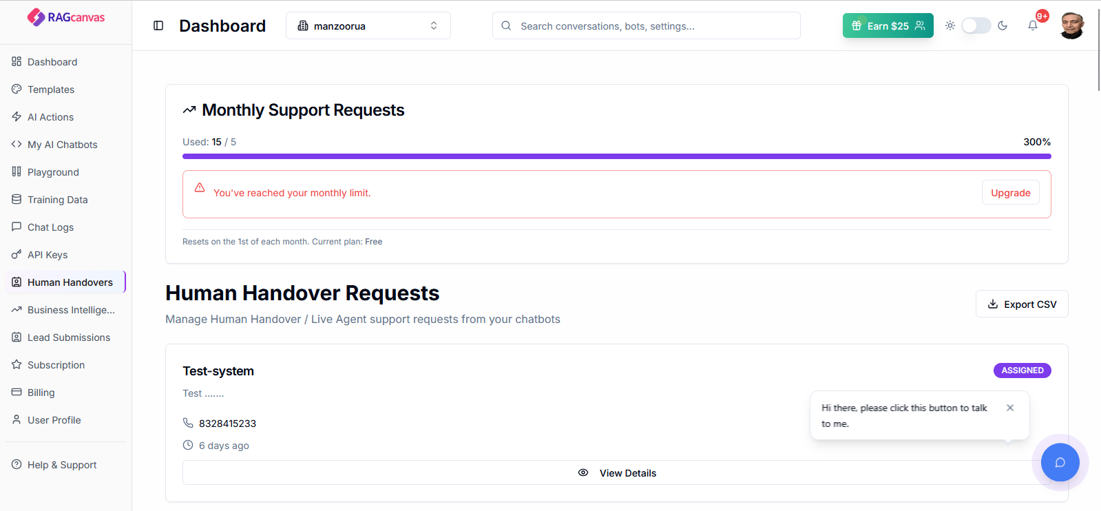 RAGcanvas Enterprise AI Chatbot Platform screenshot 10