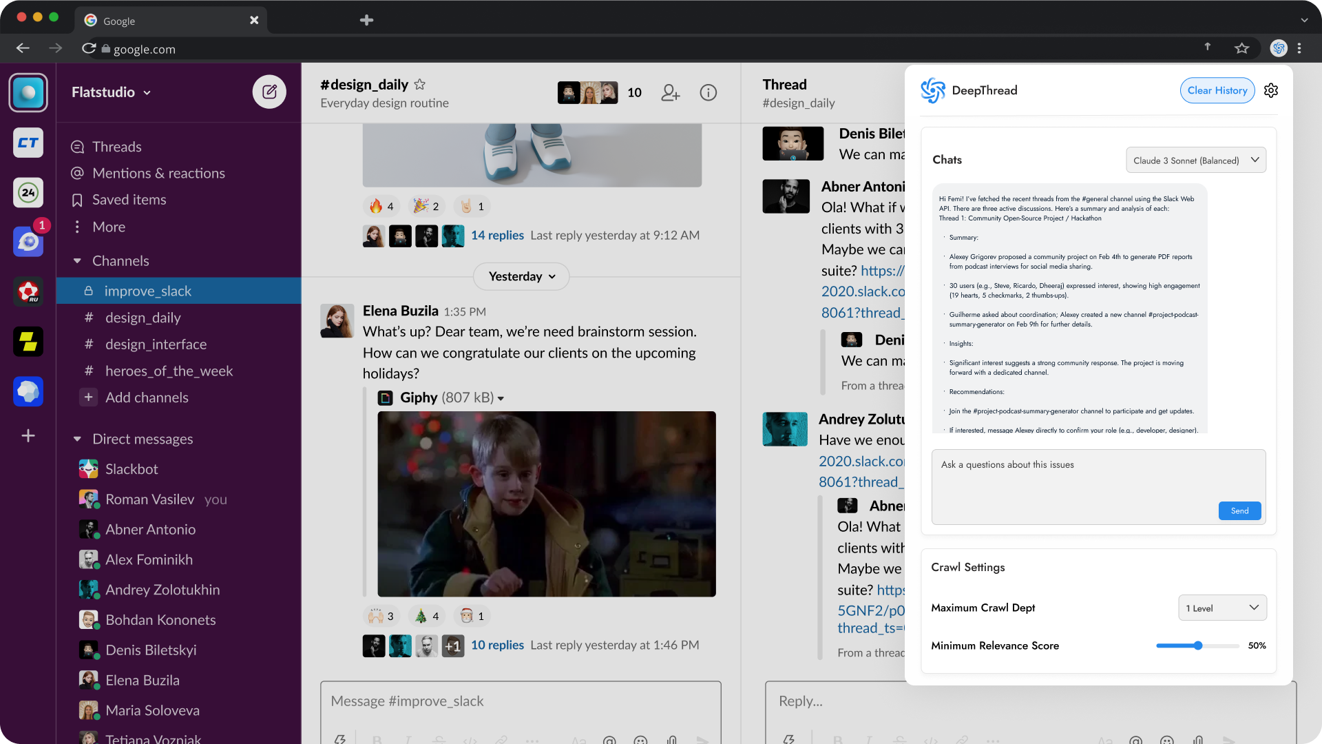 DeepThread screenshot 3