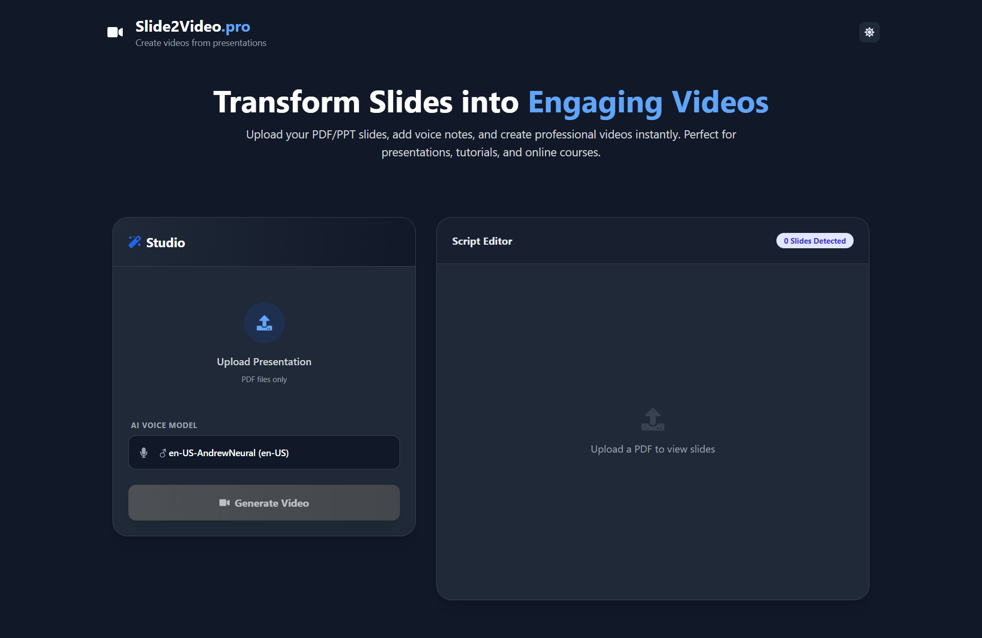 Slide2Video screenshot 1