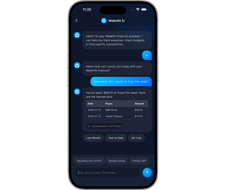 WalletIN screenshot 1