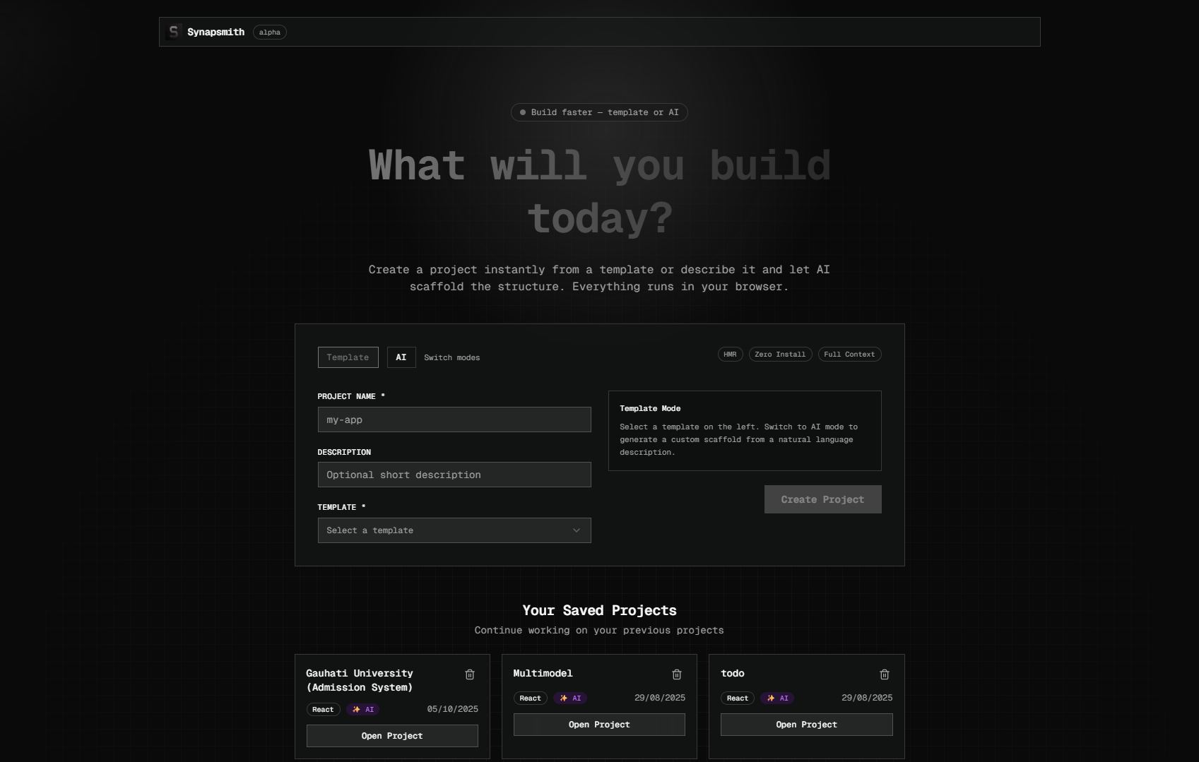 Synapsmith screenshot 1