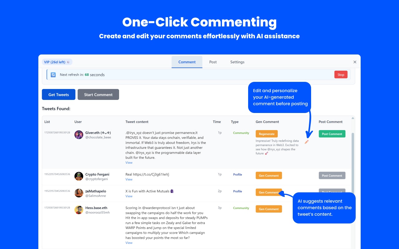 EngageX.Click screenshot 2