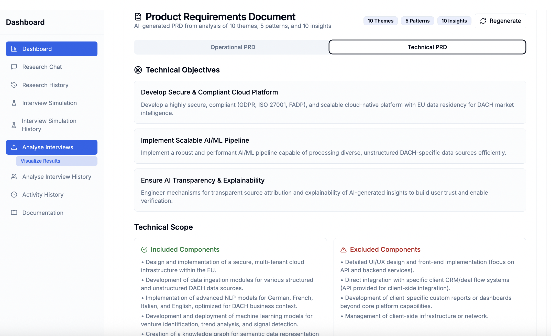 AxWise - AI User Discovery Engine screenshot 10