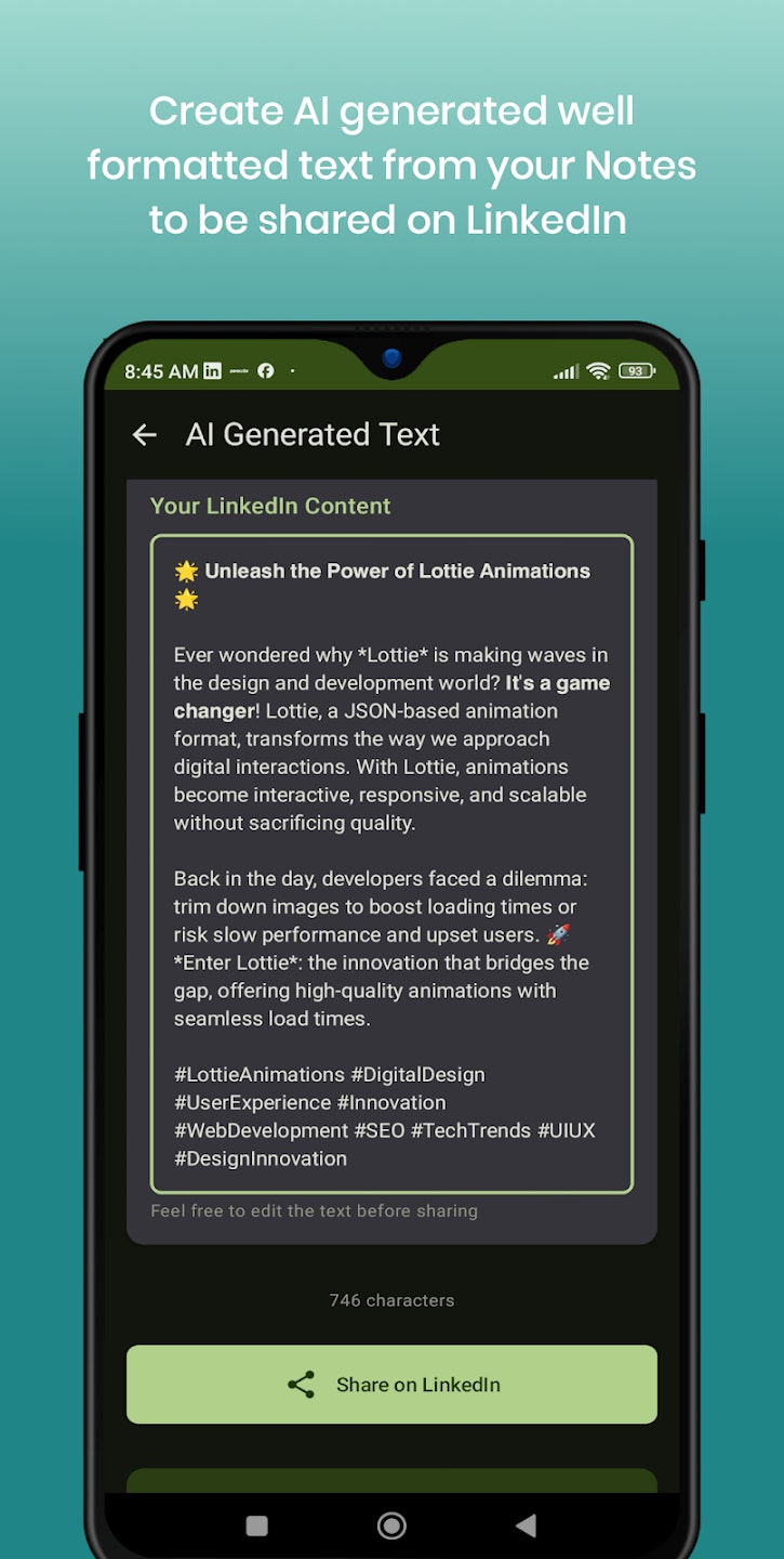 Notera screenshot 4