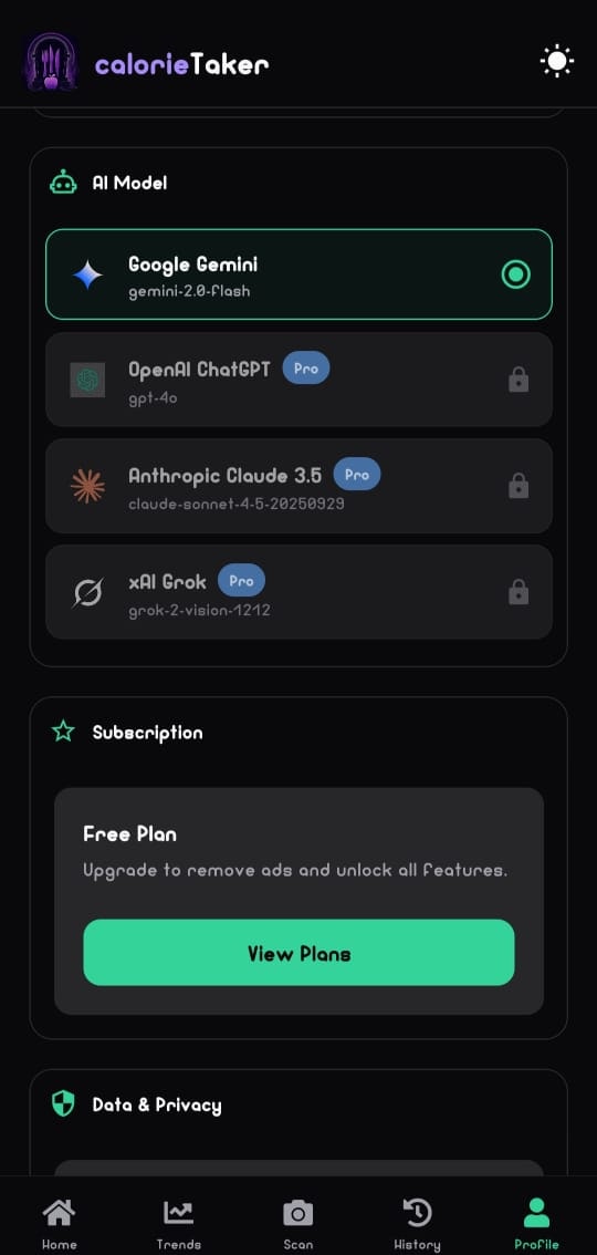CalorieTaker — AI Nutrition screenshot 6