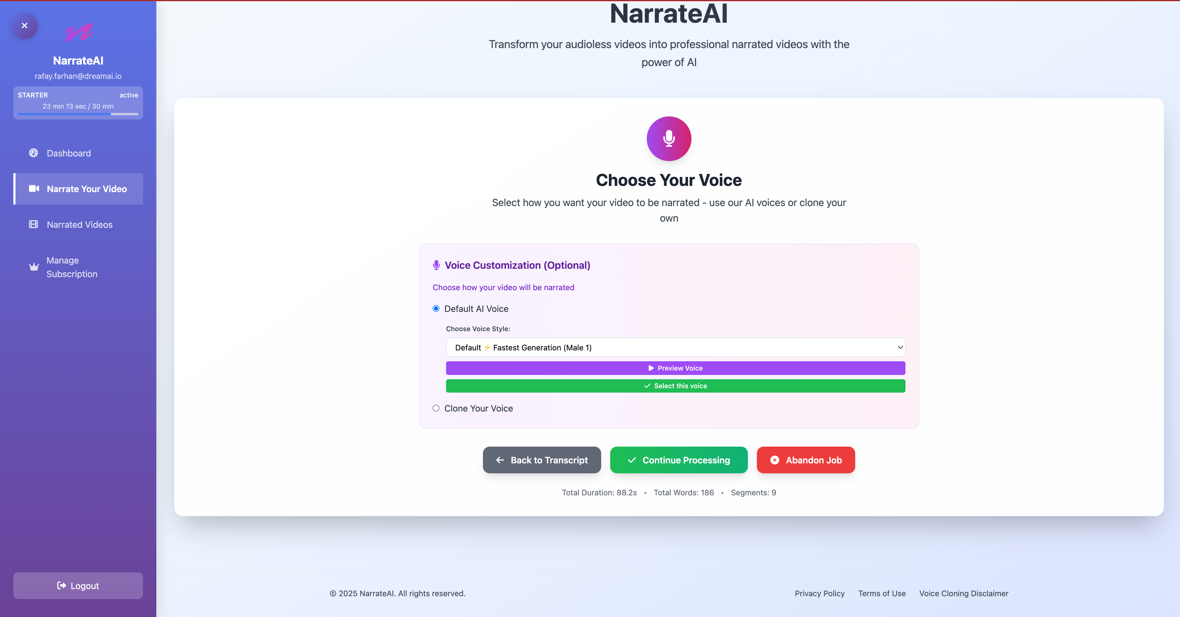 NarrateAI screenshot 4
