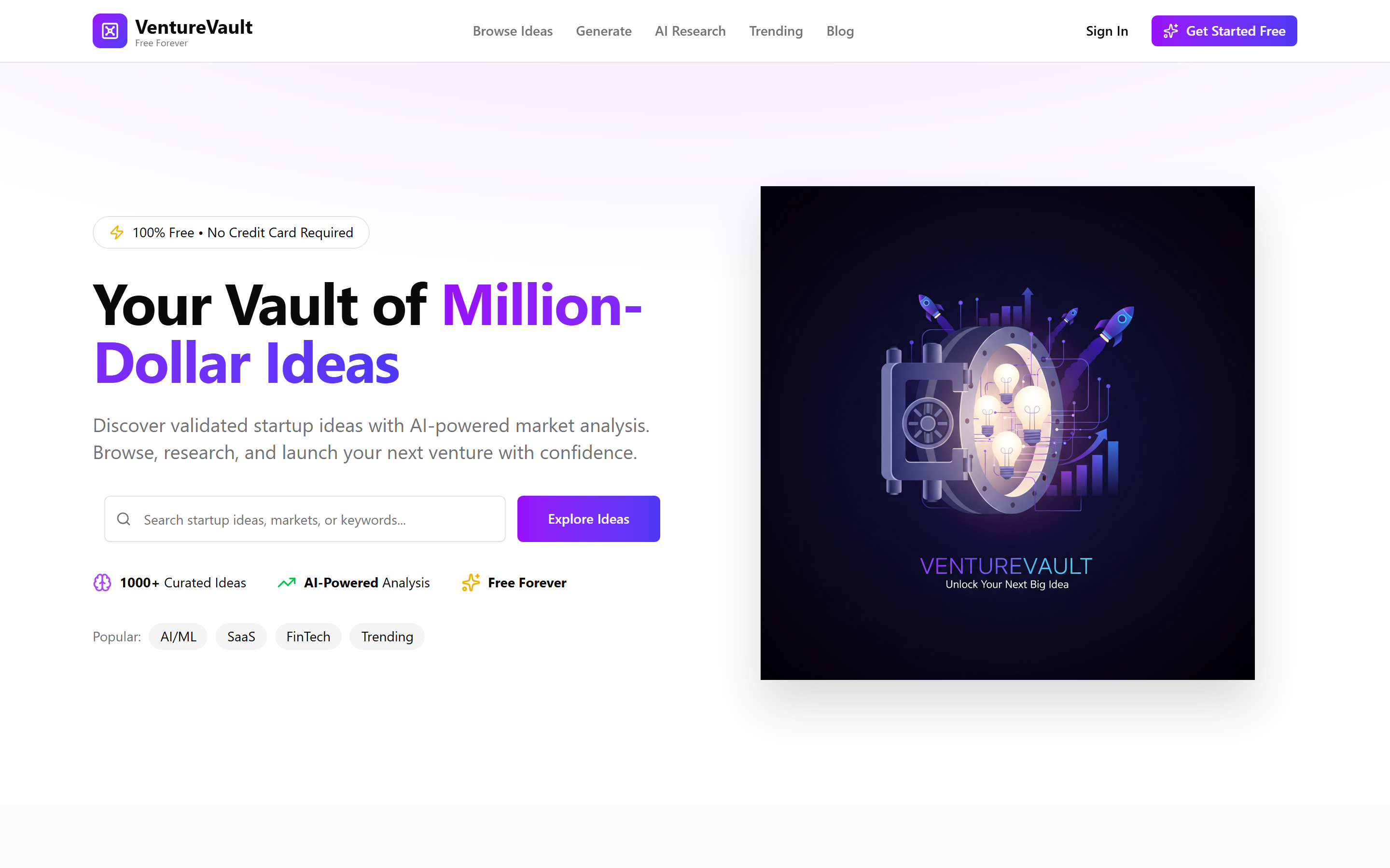 VentureVault screenshot 2