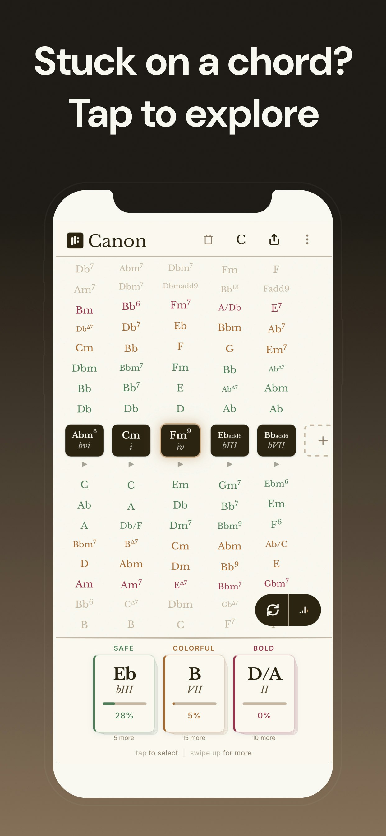 Canon: Chord Composer screenshot 1