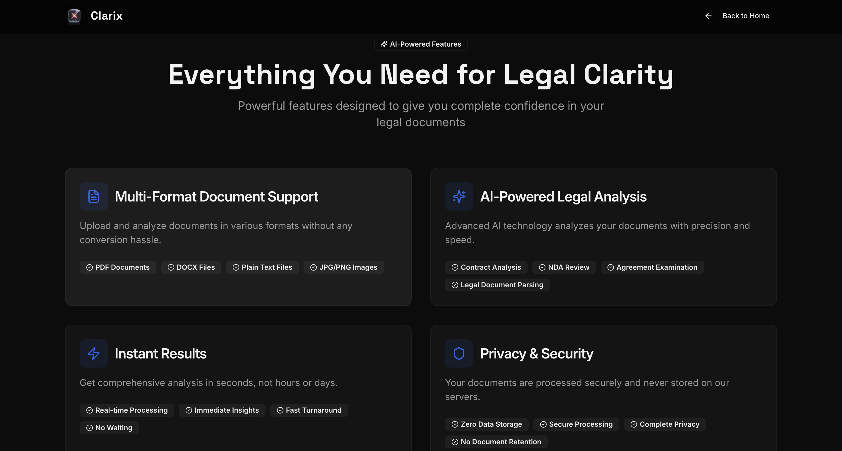 Clarix - Al Document Analyzer screenshot 2