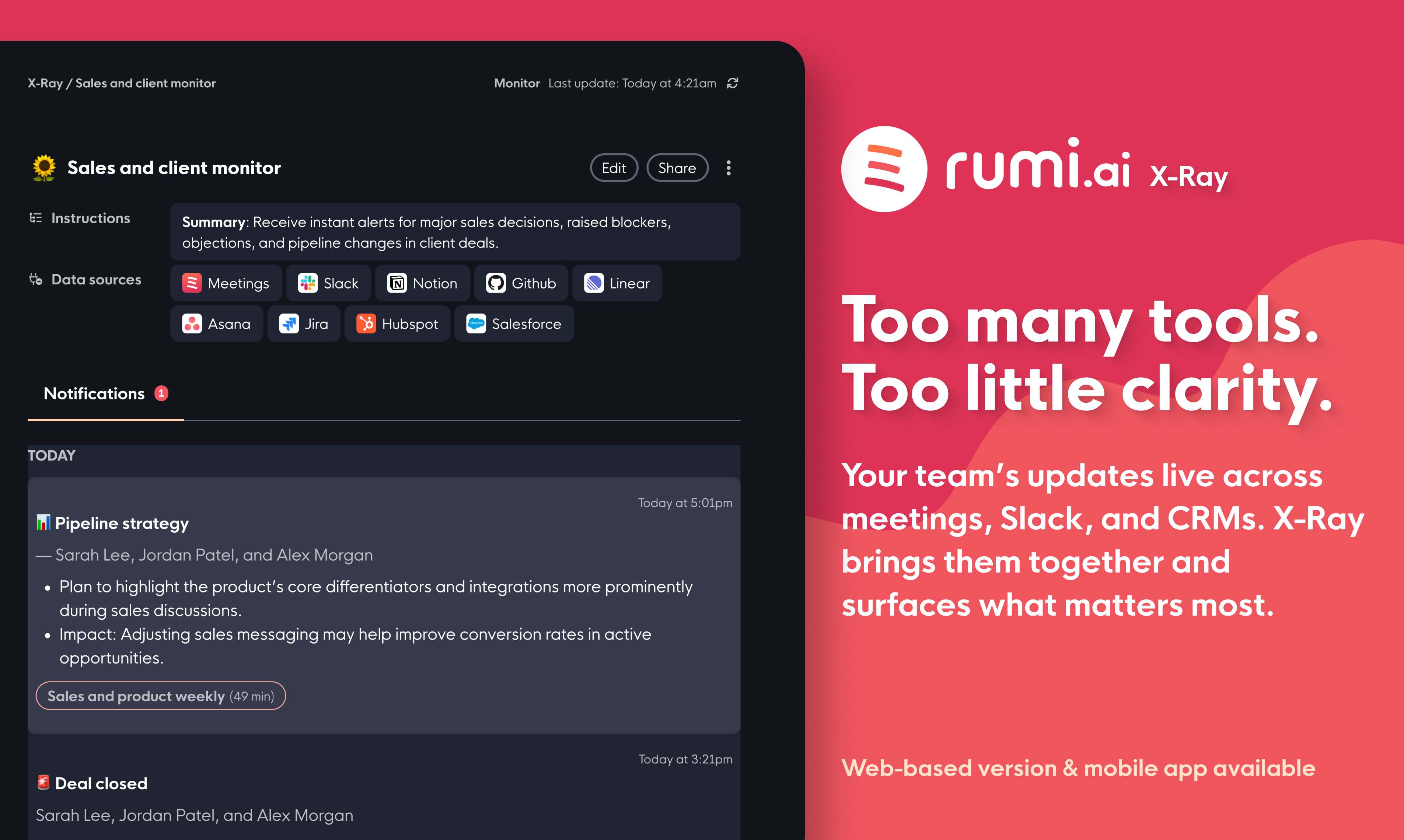 Rumi.ai screenshot 1