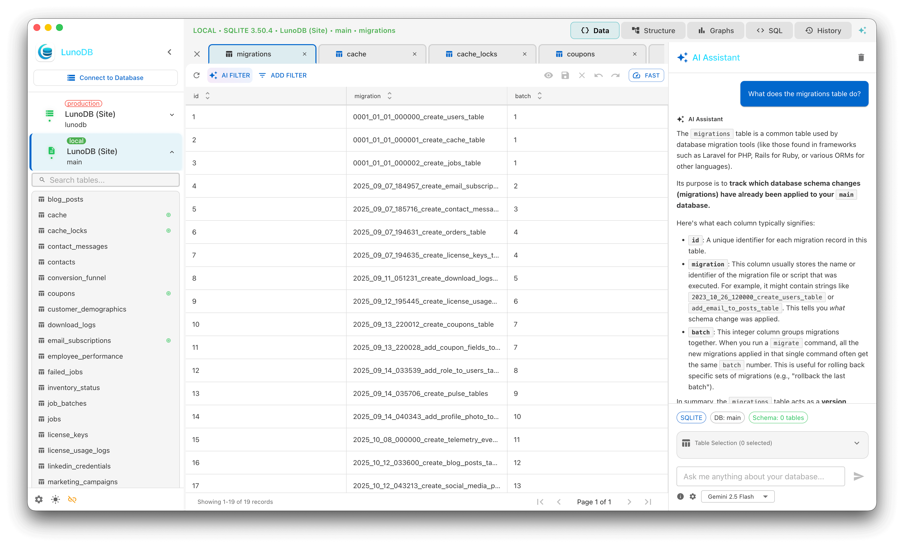 LunoDB - Modern Database Software screenshot 8
