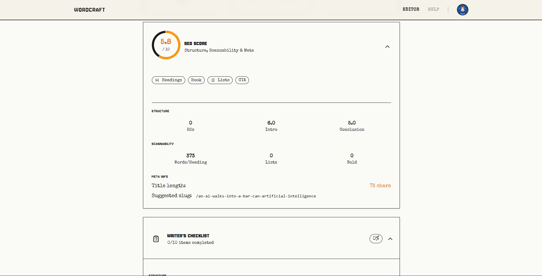Wordcraft screenshot 6