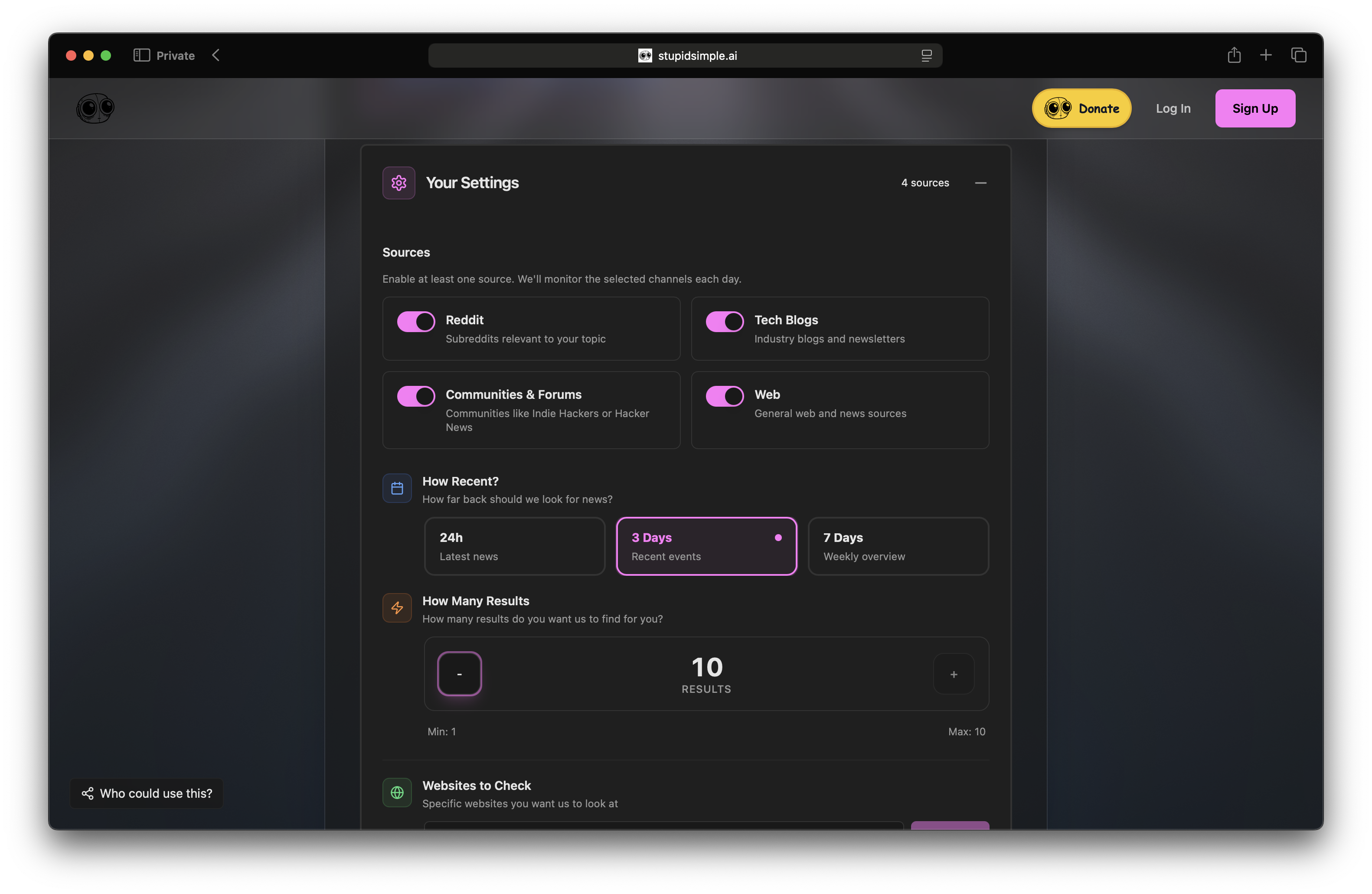 Stupid Simple AI Search screenshot 5