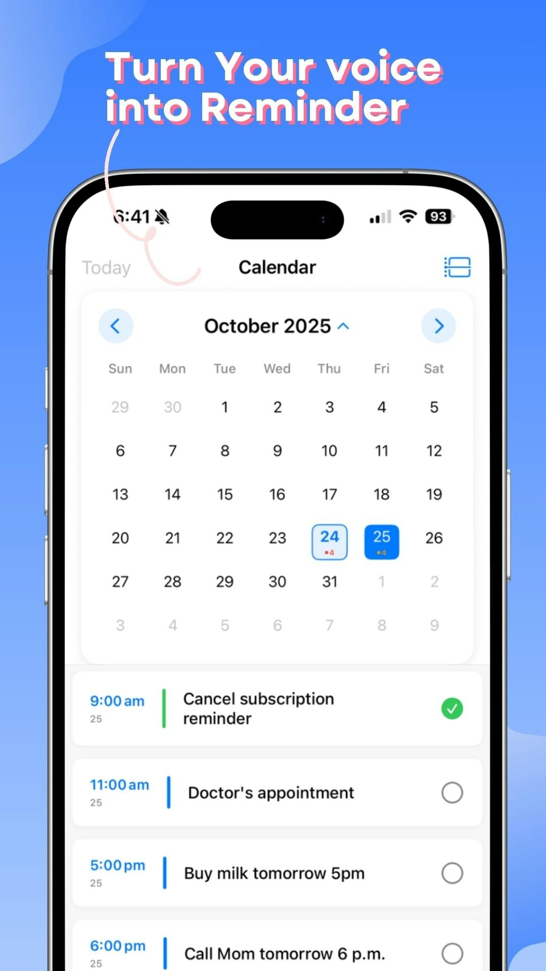 Voicely: AI Notes and Reminders screenshot 4