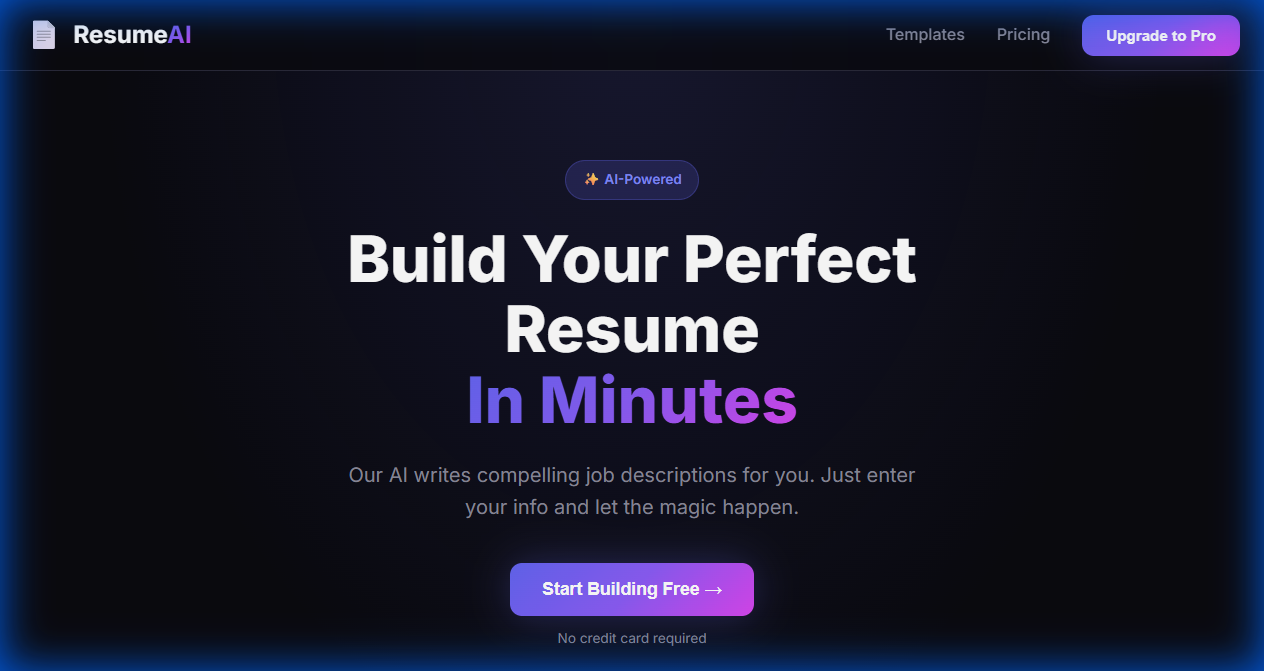 SmartResume screenshot 1
