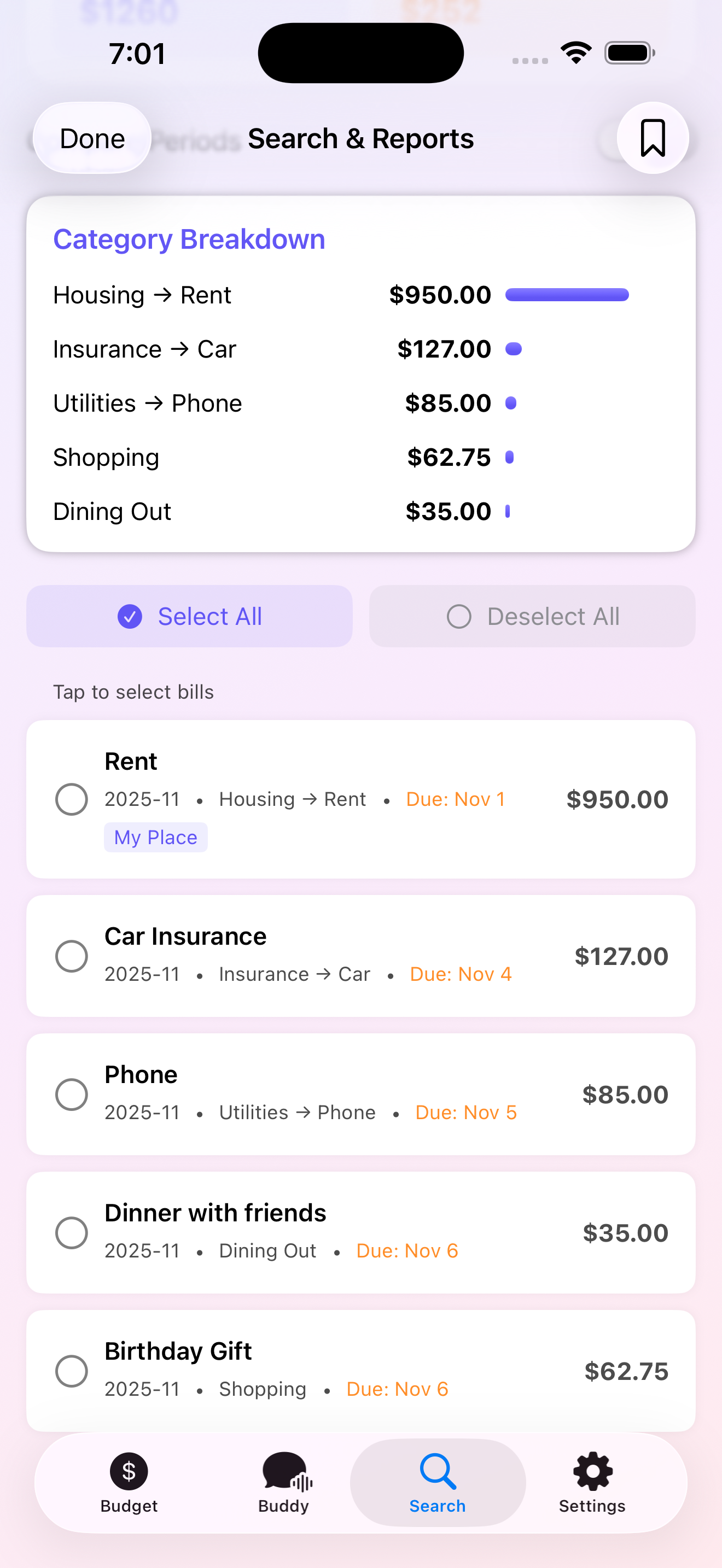 PayCheck Budget screenshot 6