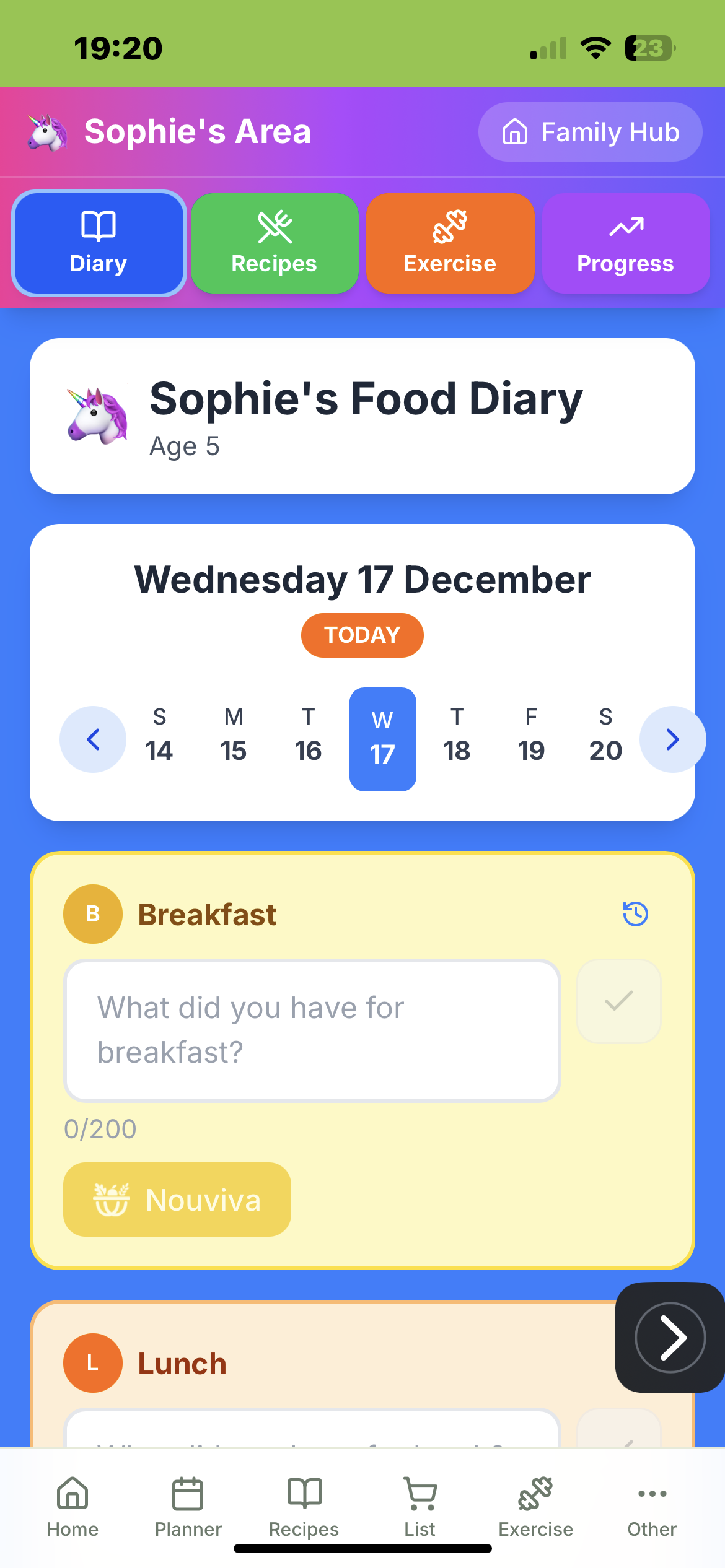 AI health planner aligned to user goals screenshot 8