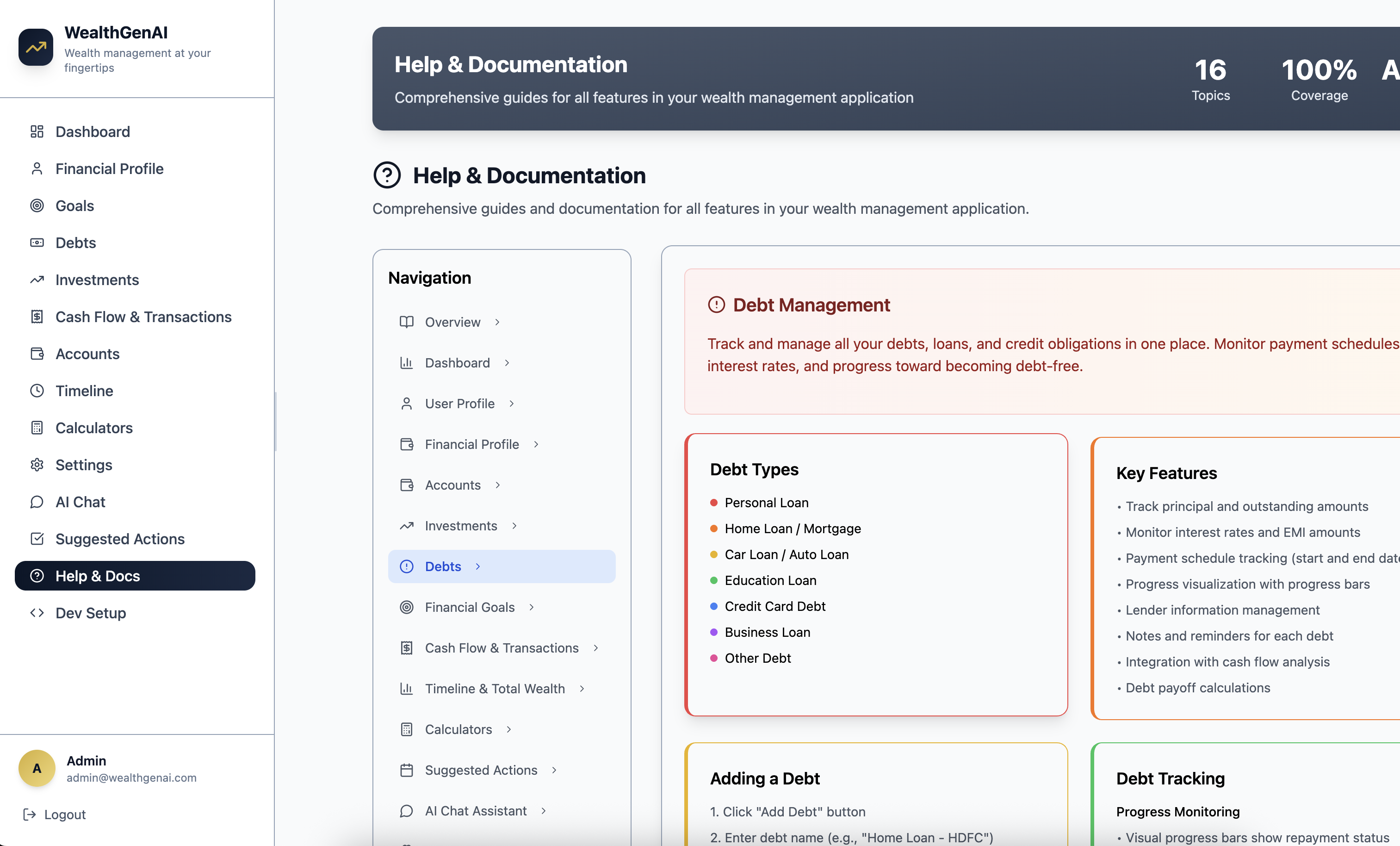 WealthGenAI screenshot 11