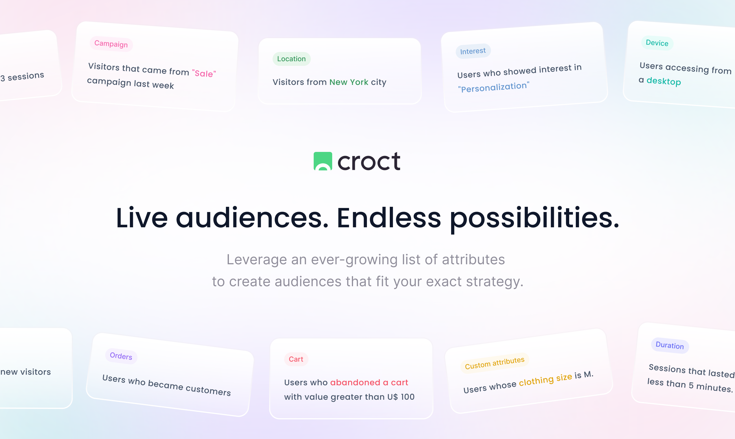 AI-powered website segmentation by Croct screenshot 3