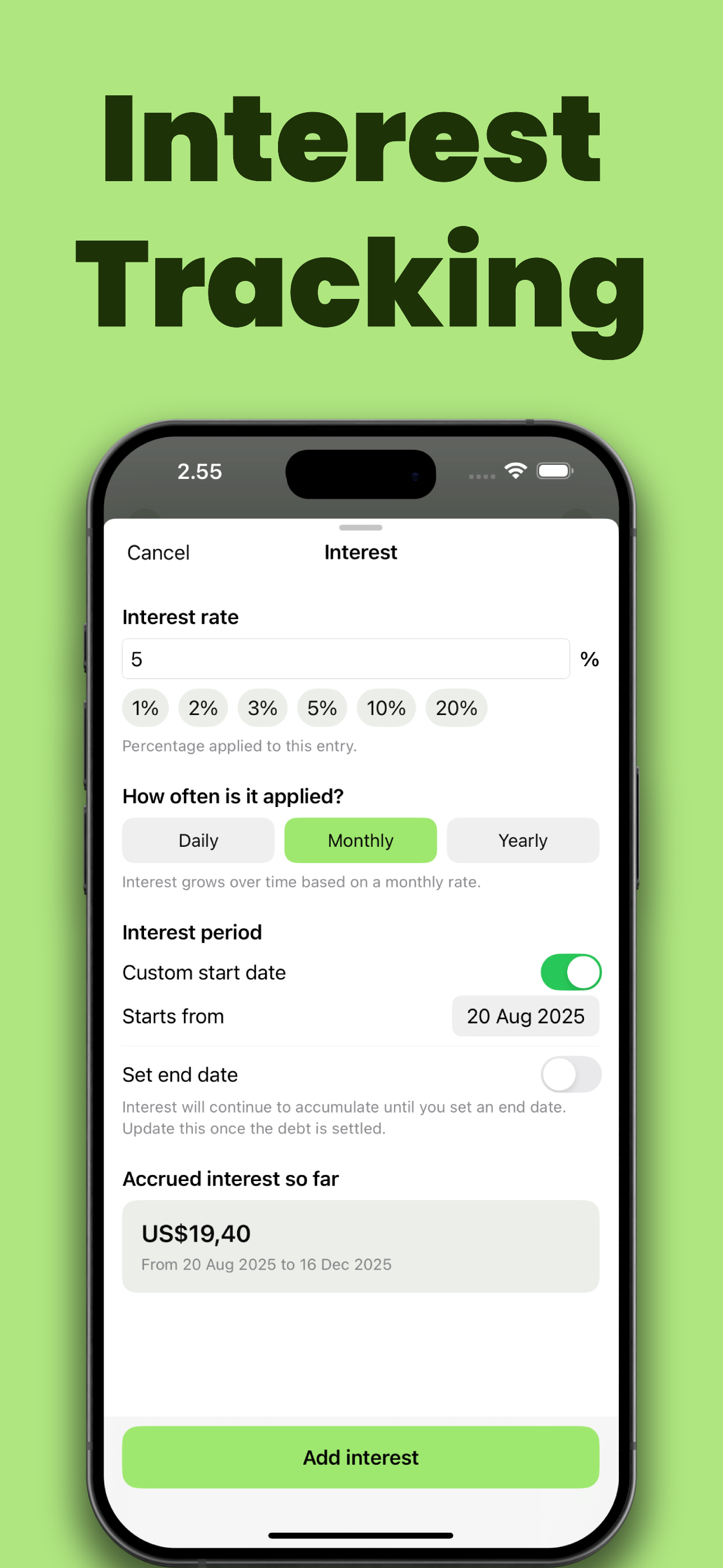 Loan Tracker: You Owe Me screenshot 7