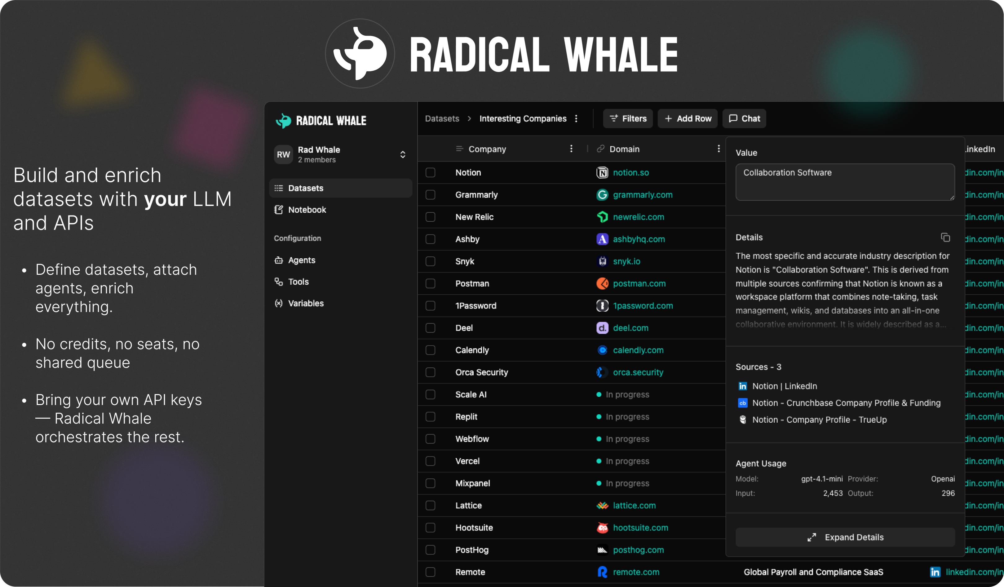 Radical Whale screenshot 1