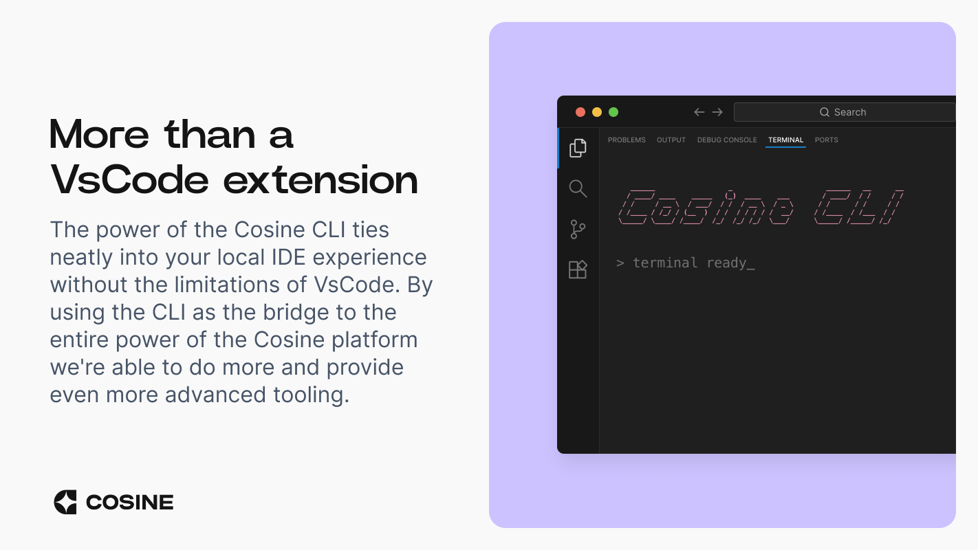Cosine VS Code Extension screenshot 3