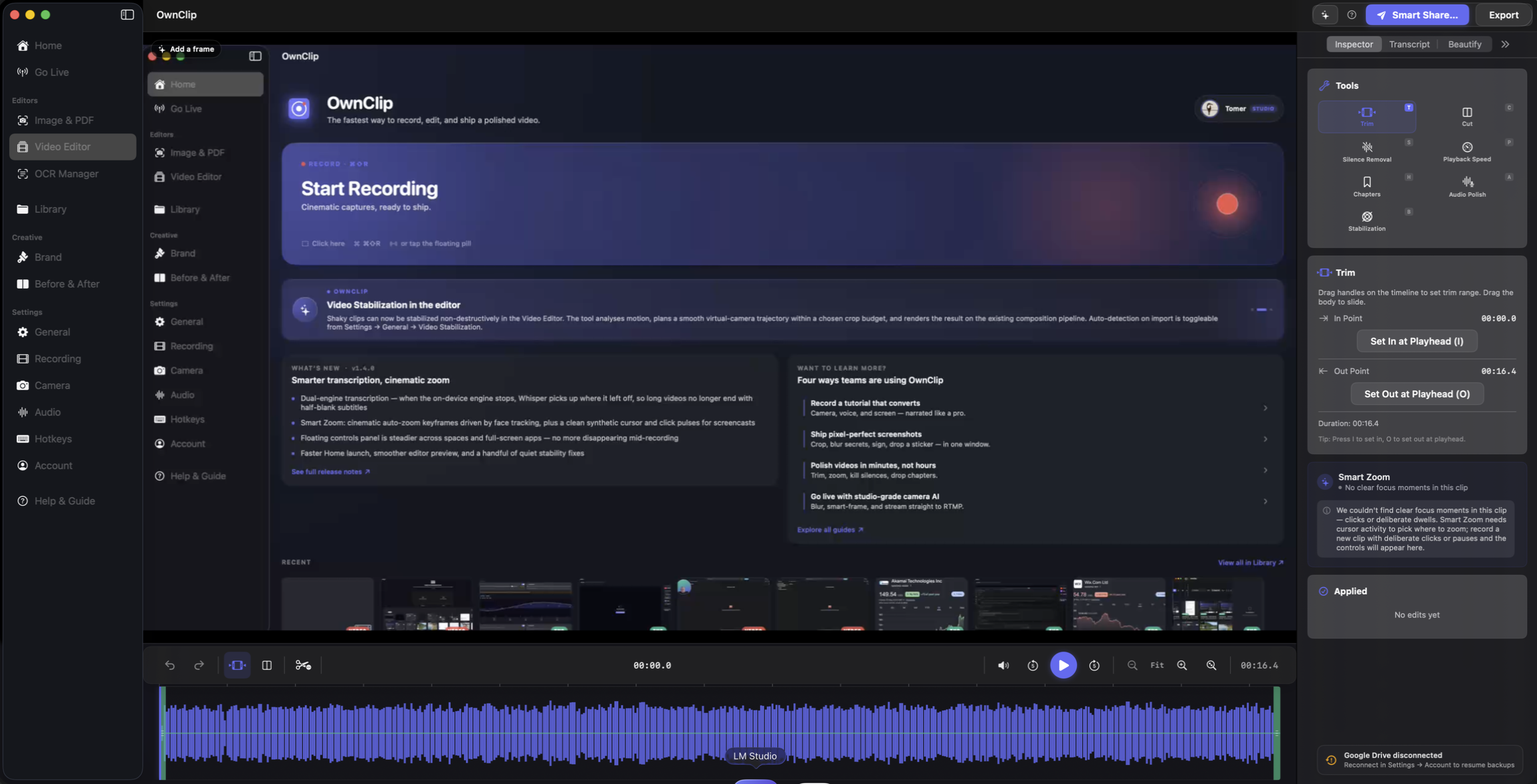 OwnClip screenshot 2