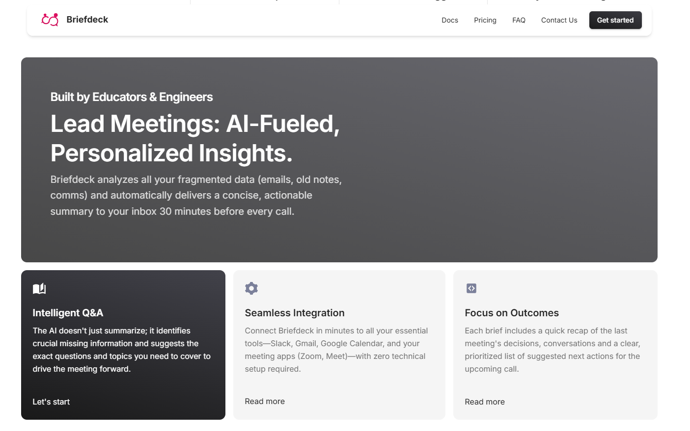 Briefdeck screenshot 2