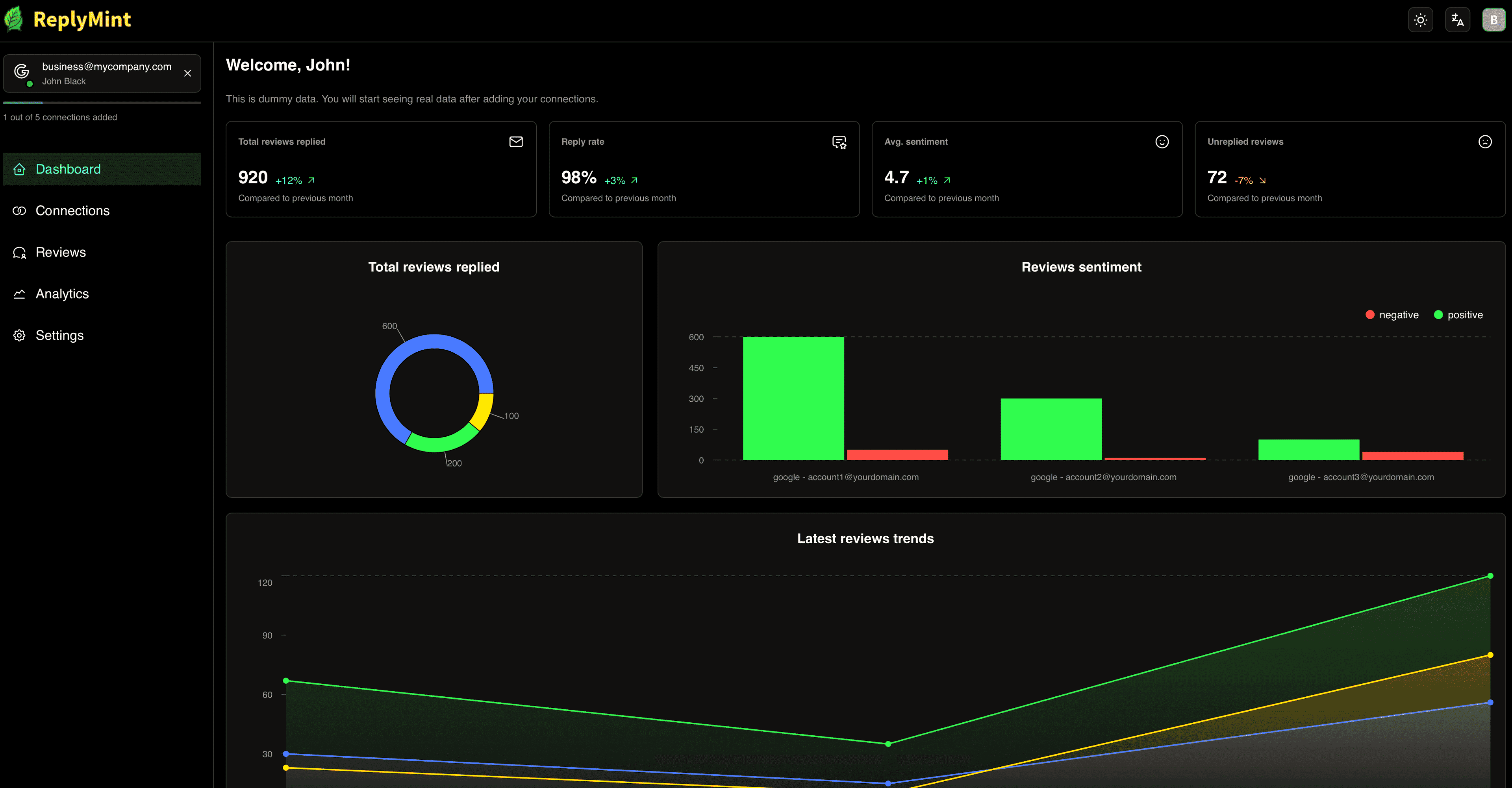 ReplyMint Beta screenshot 2