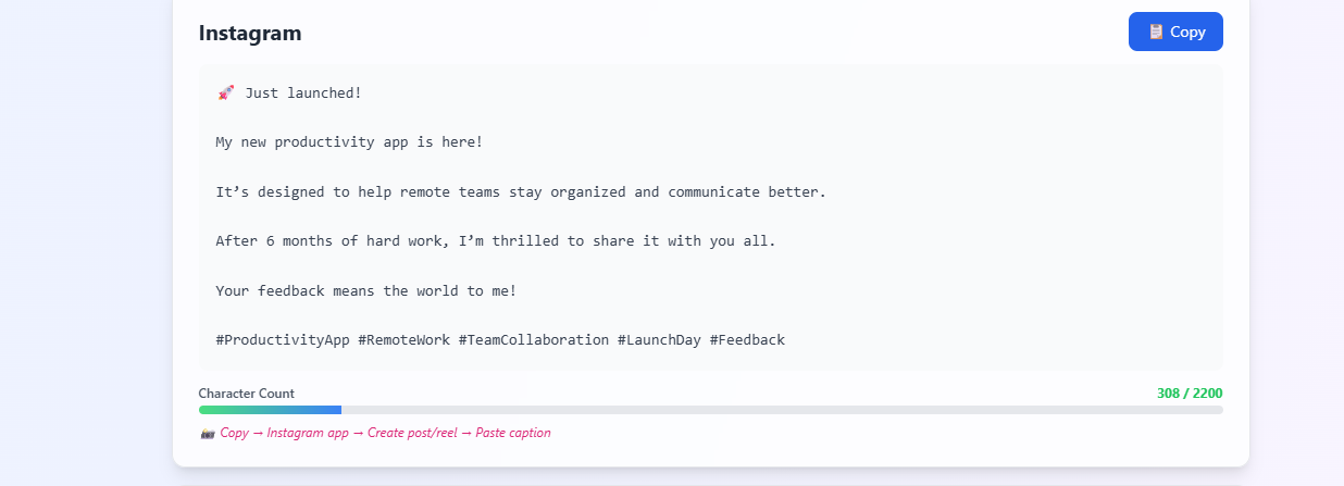 Repurposer screenshot 1