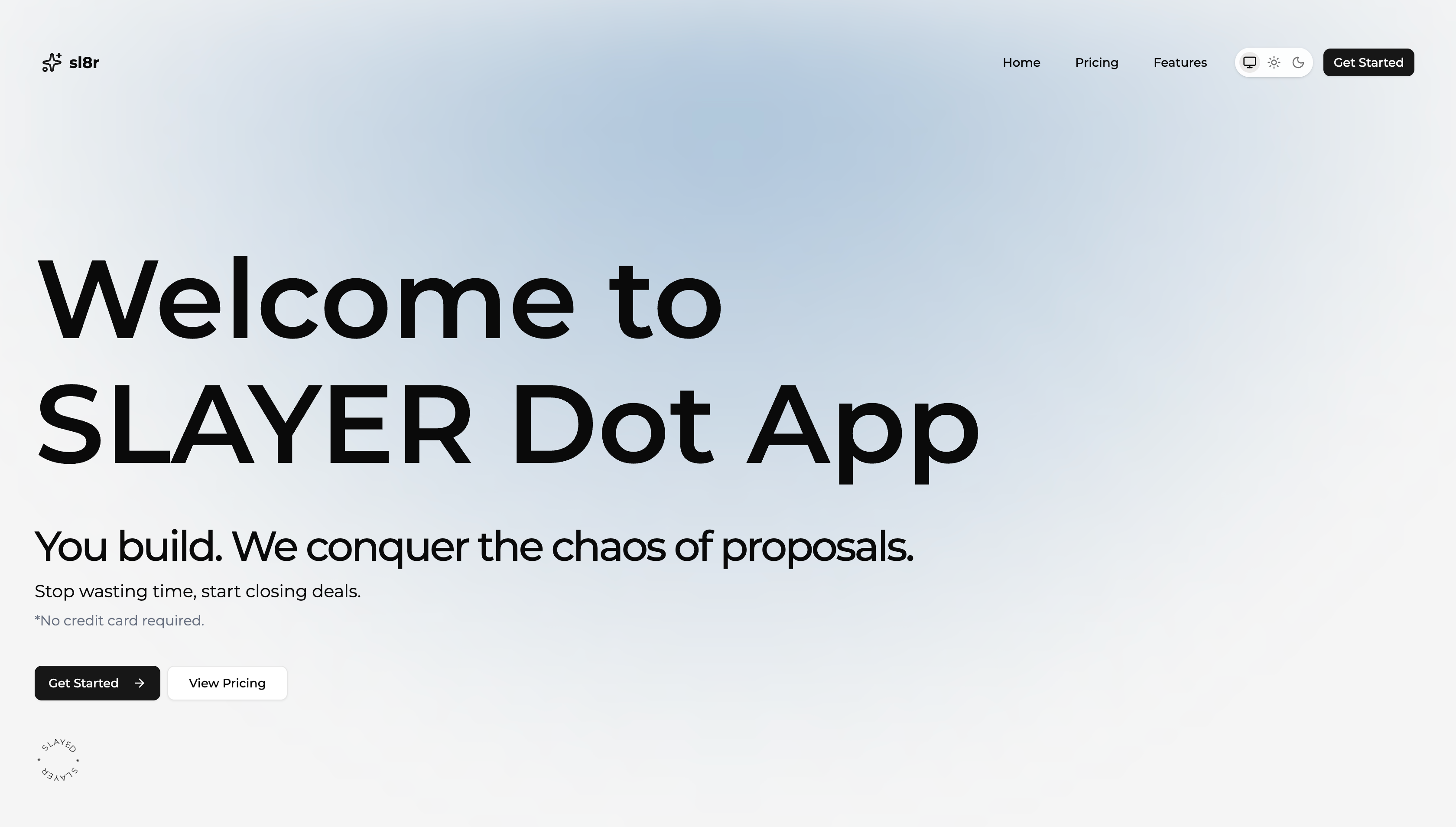 sl8r.app screenshot 1