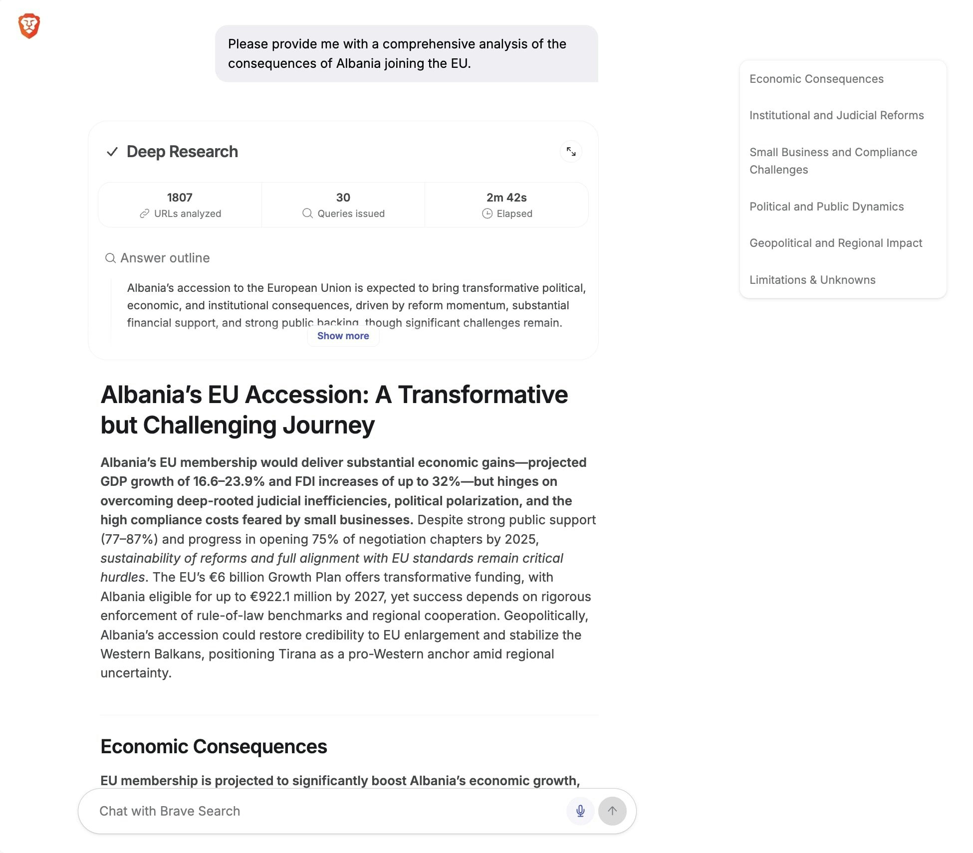Ask Brave screenshot 9