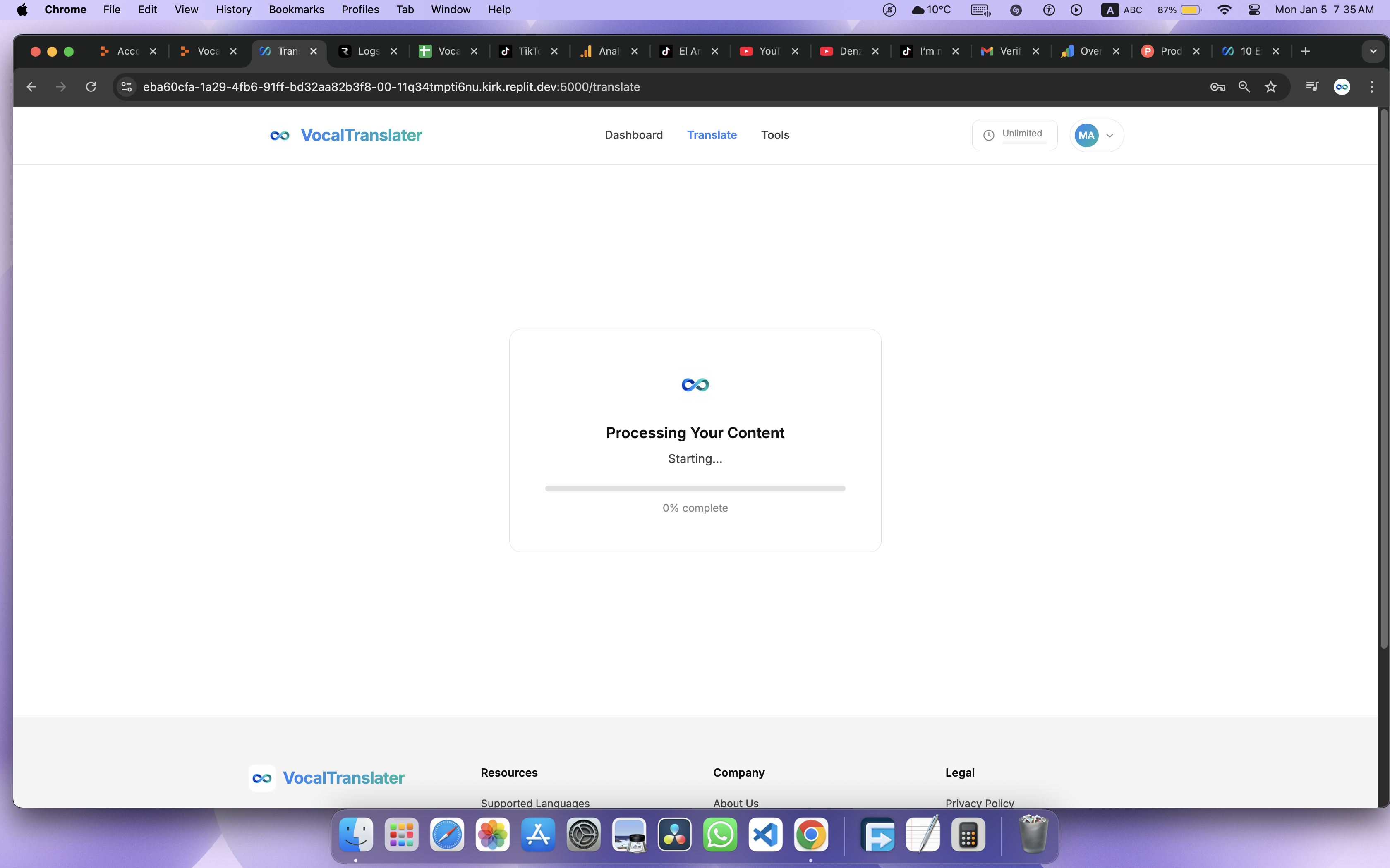 VocalTranslater screenshot 2