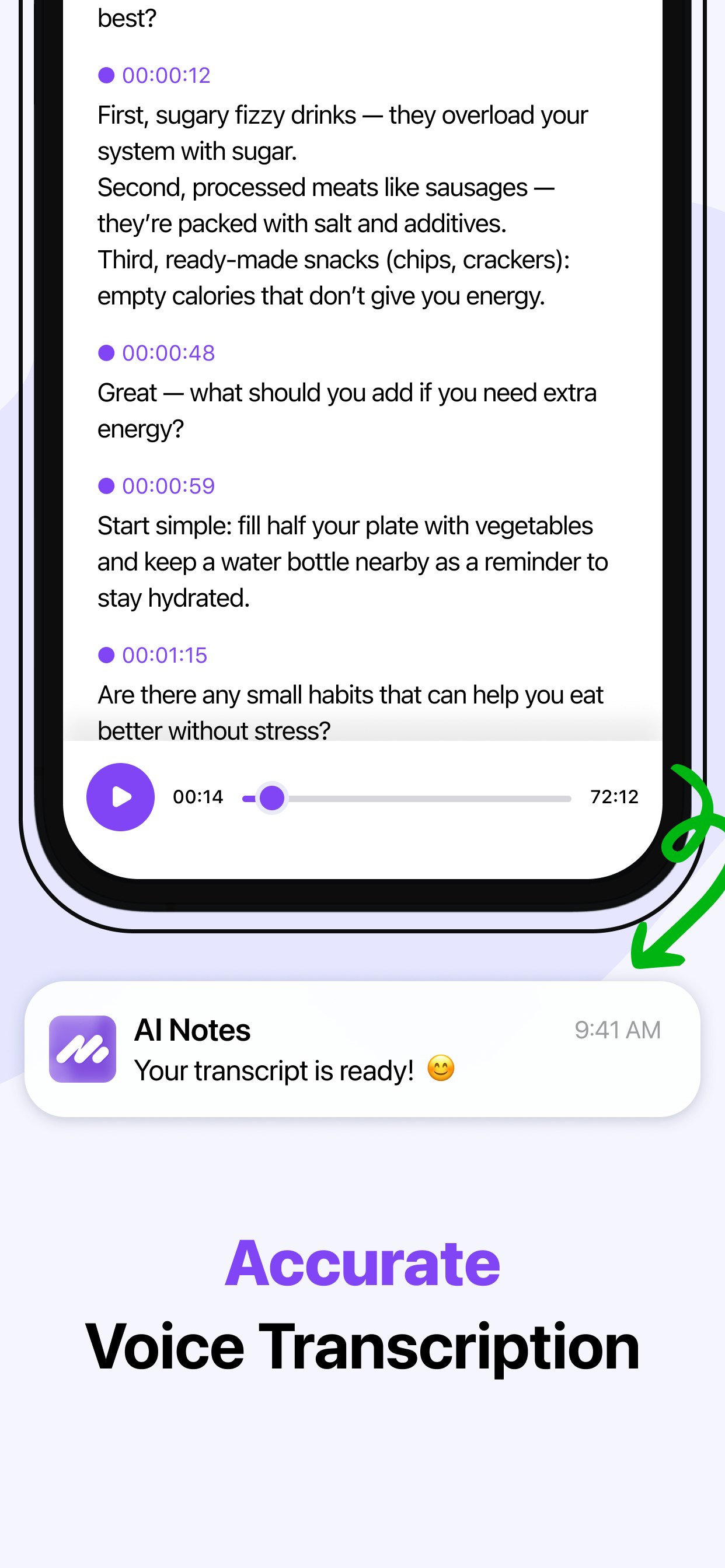 AI Notes App screenshot 2