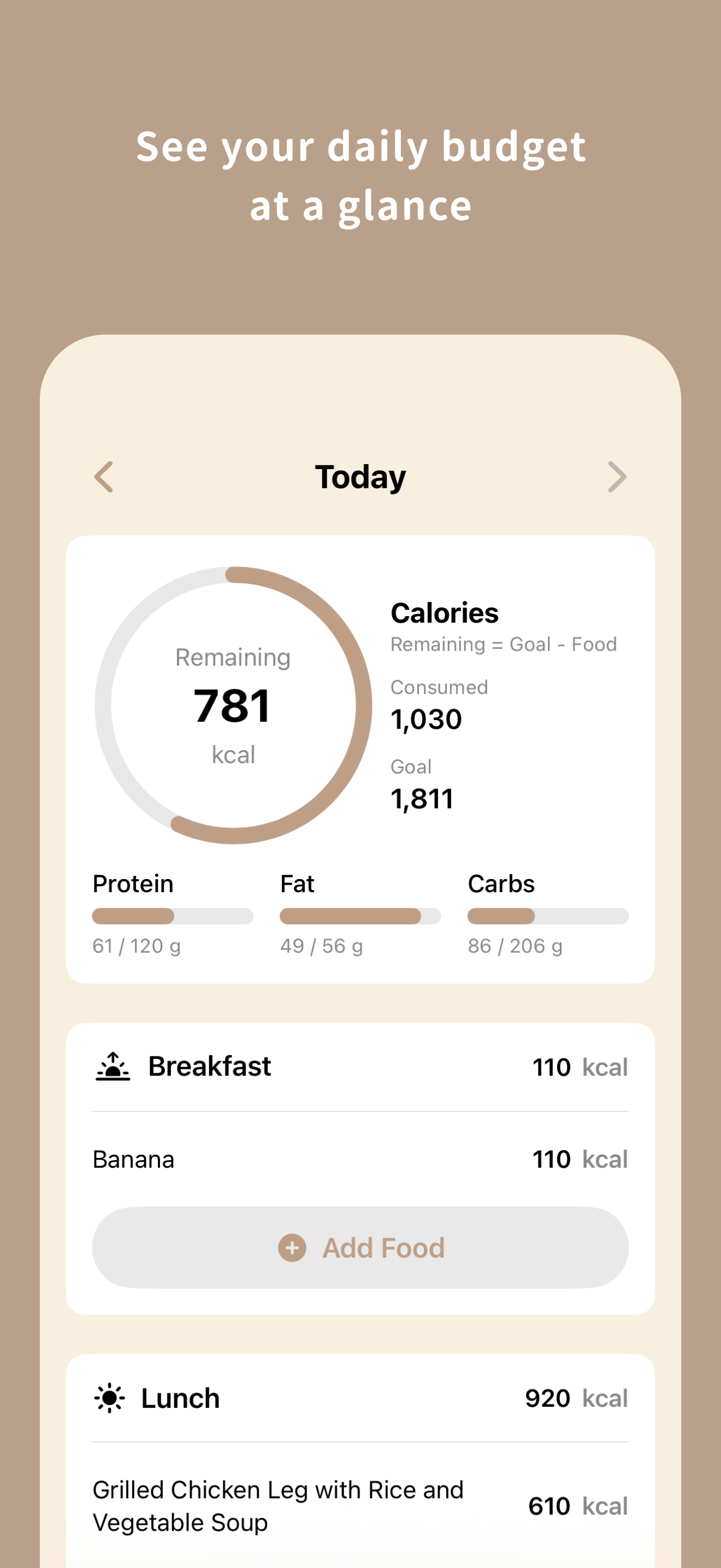BudgetCal — AI Calorie Log screenshot 6