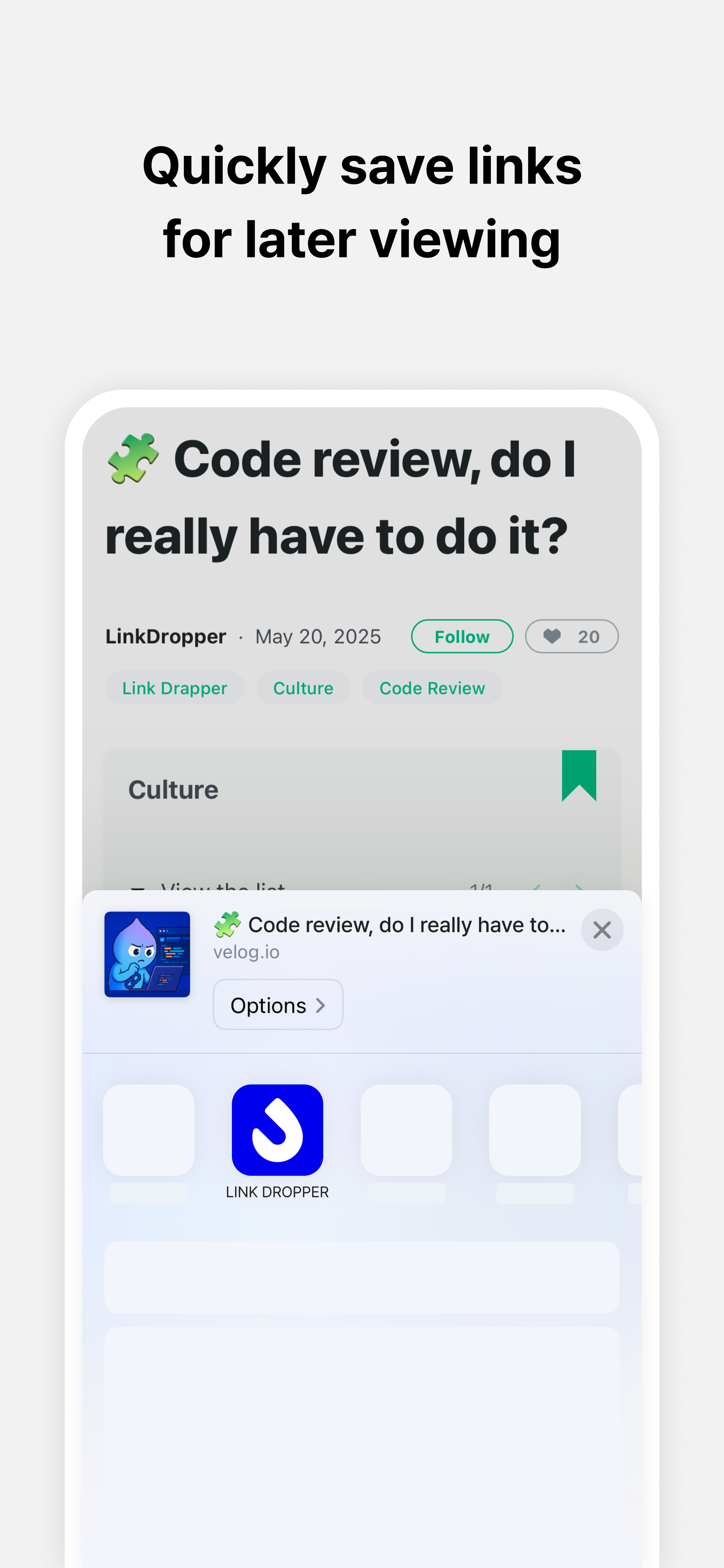 Link Dropper App – Just Launched screenshot 3