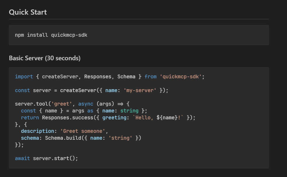 QuickMCP-SDK screenshot 1