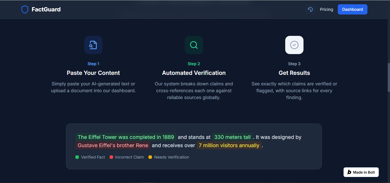 FactGuard screenshot 2