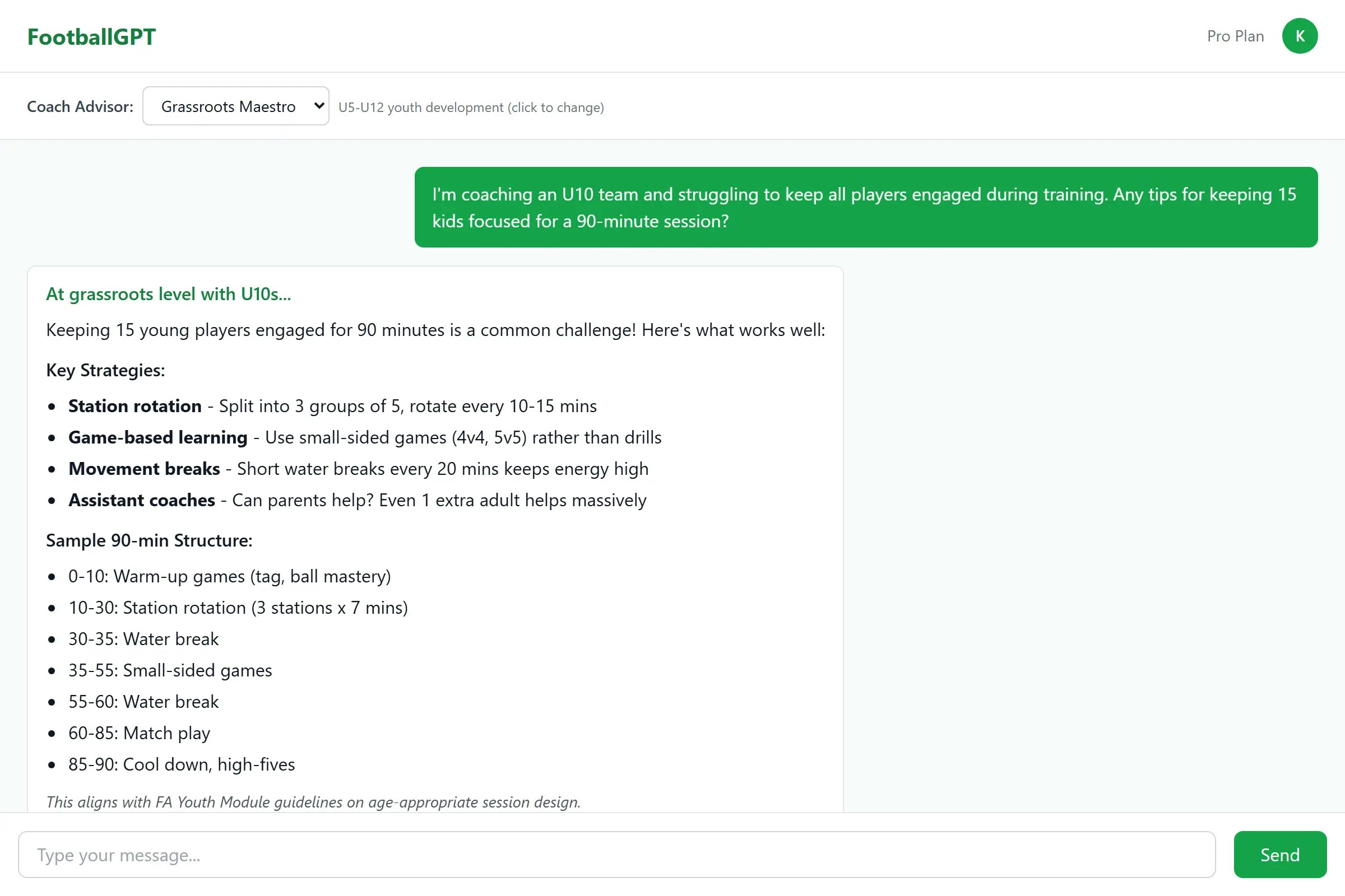 FootballGPT screenshot 3