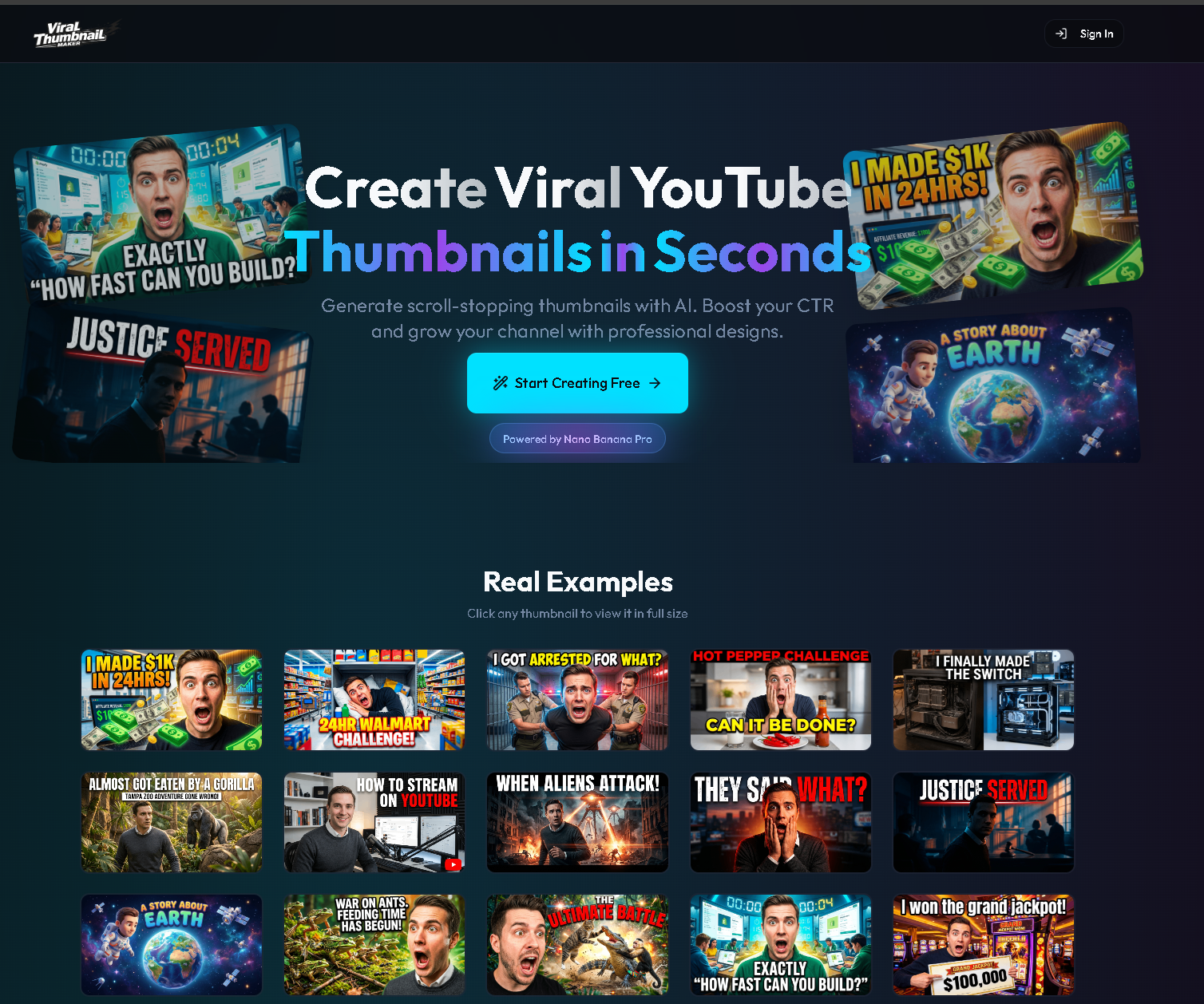 ViralThumbnailMaker screenshot 1