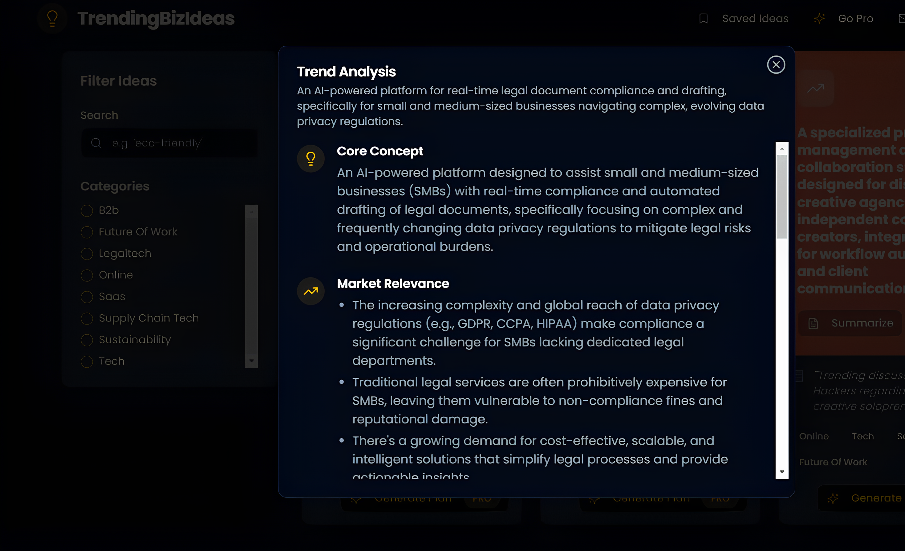 TrendingBizIdeas screenshot 4