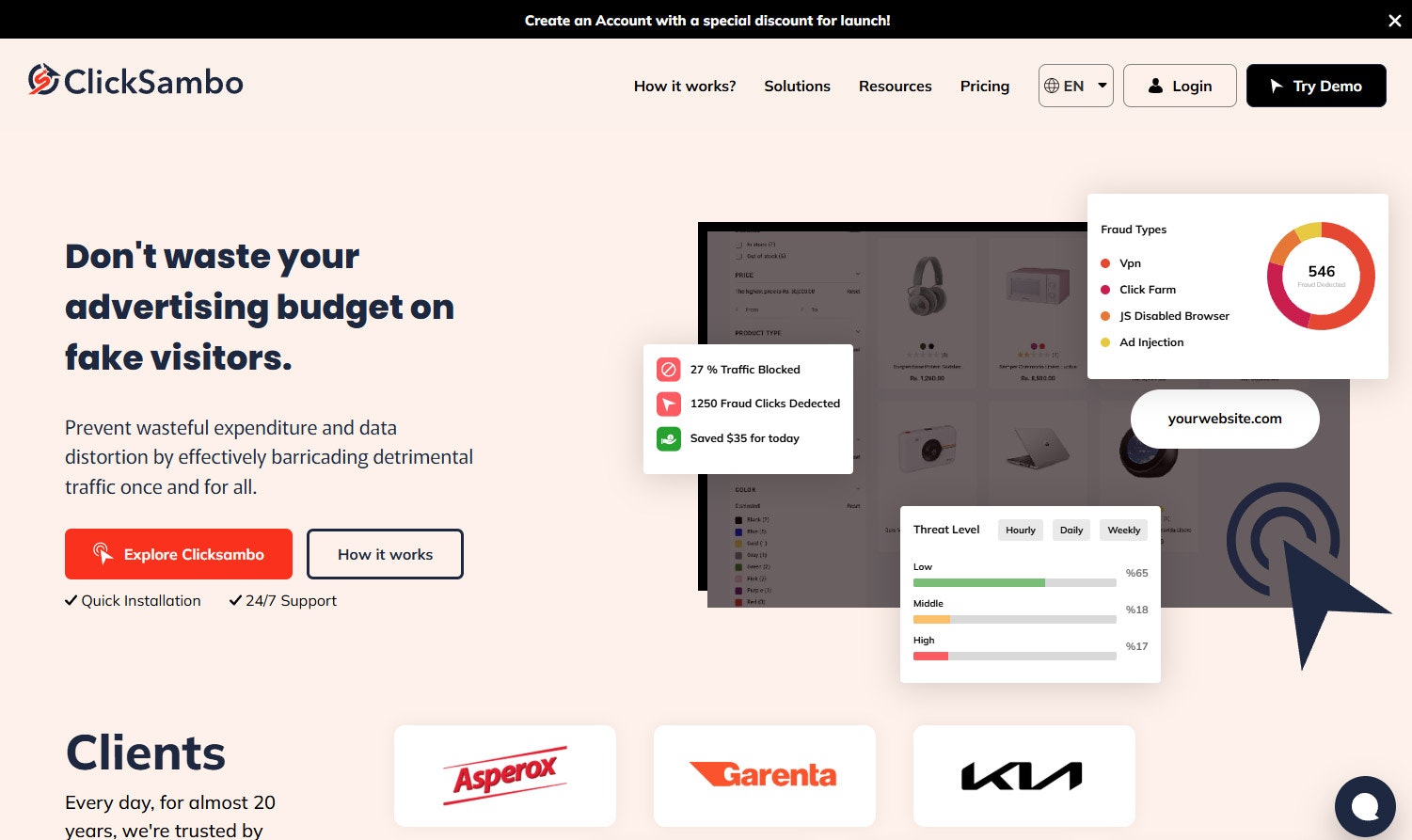 ClickSambo screenshot 1