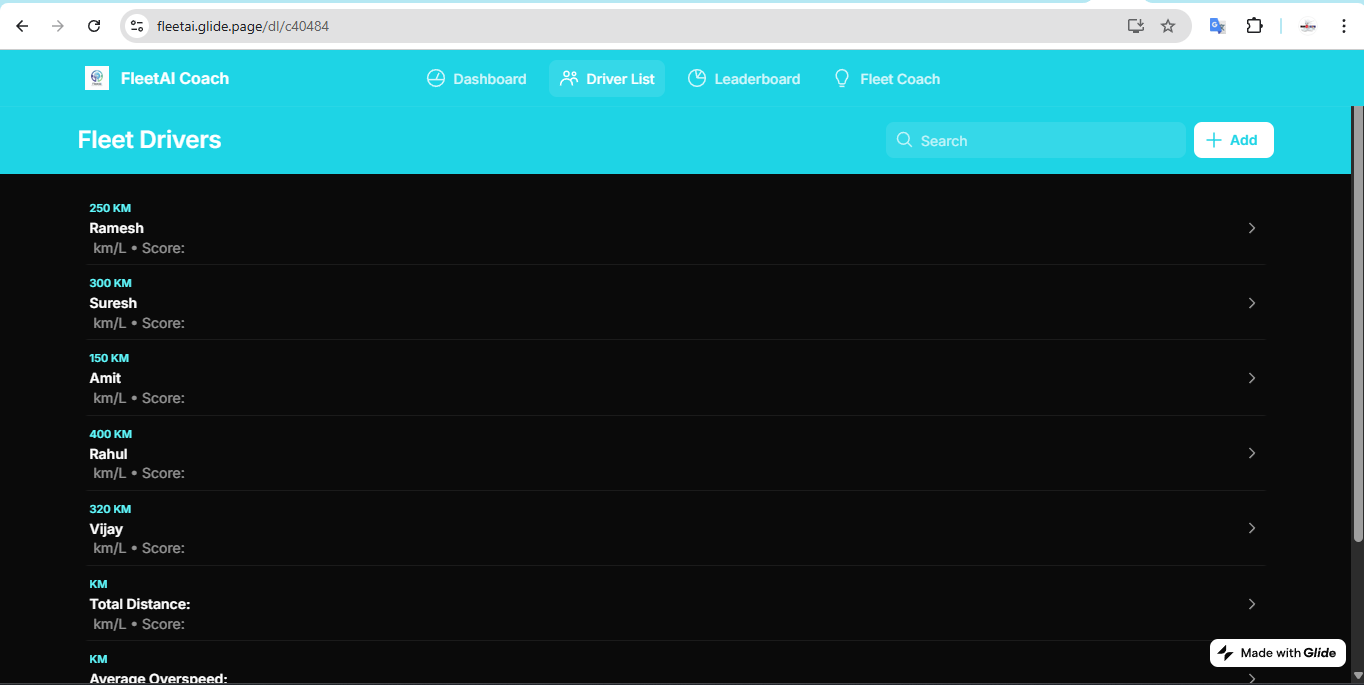 AIPowered Driver Coaching Tool for Fleet screenshot 2