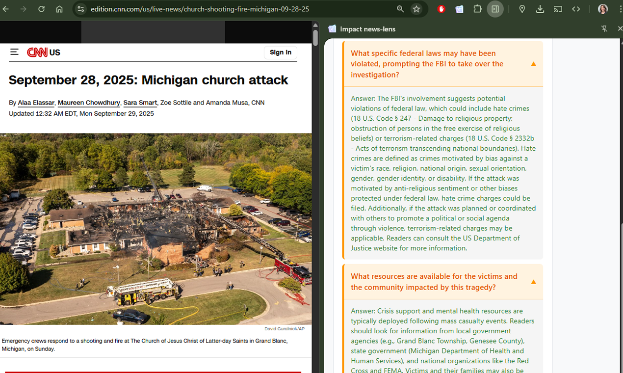 Impact news screenshot 5