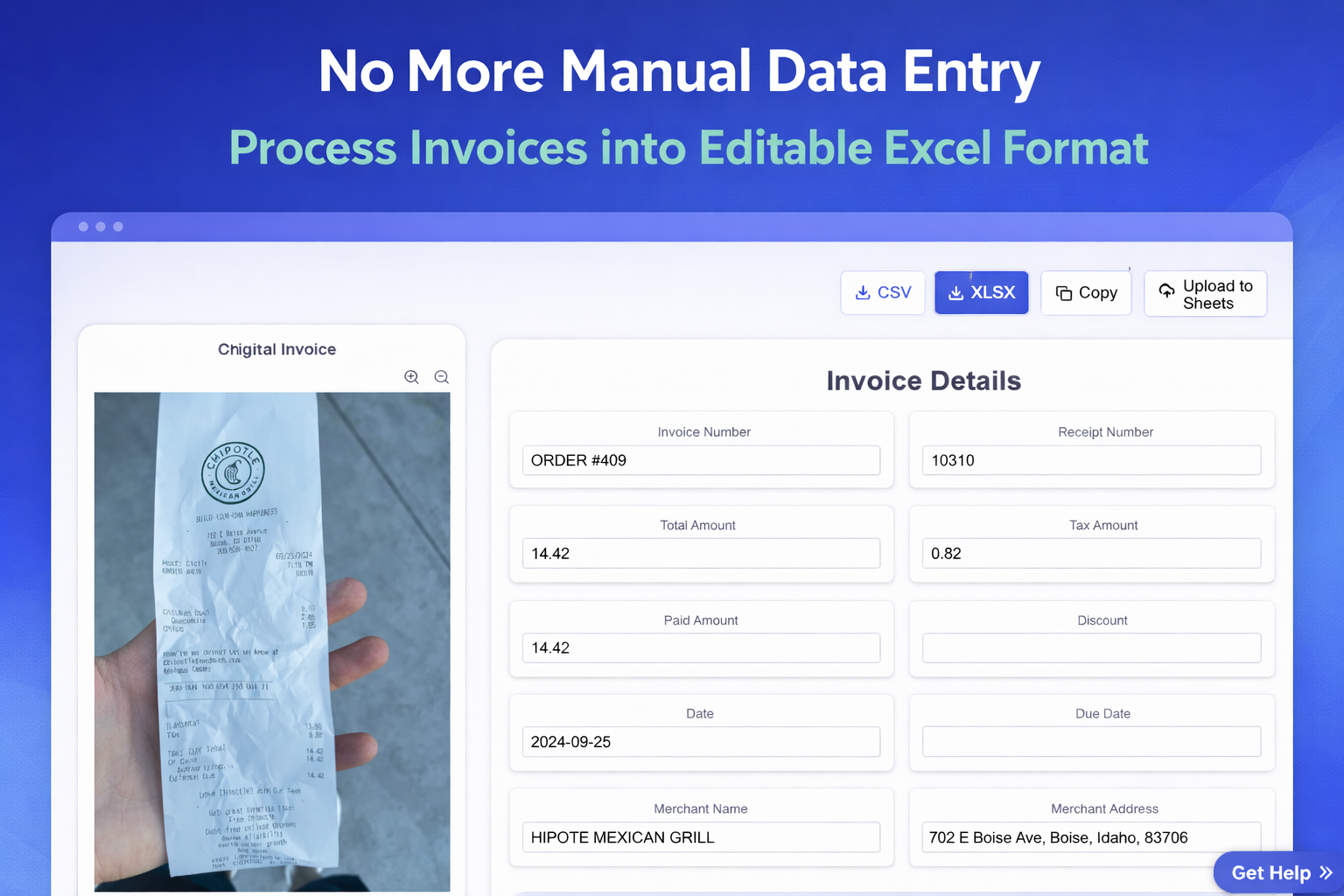 InvoiceConverter screenshot 2